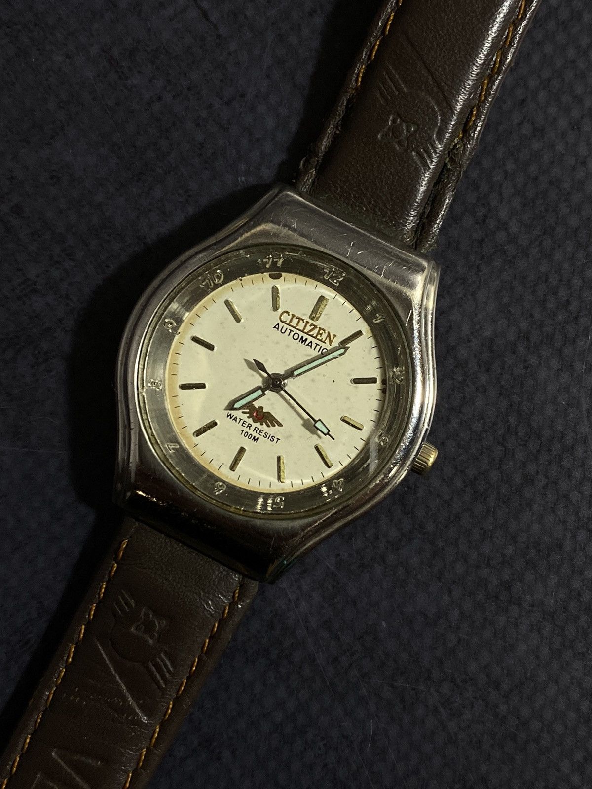 Citizen × Vintage Vintage Citizen Leather Strap Watch Japanese Brand Size ONE SIZE - 6 Thumbnail