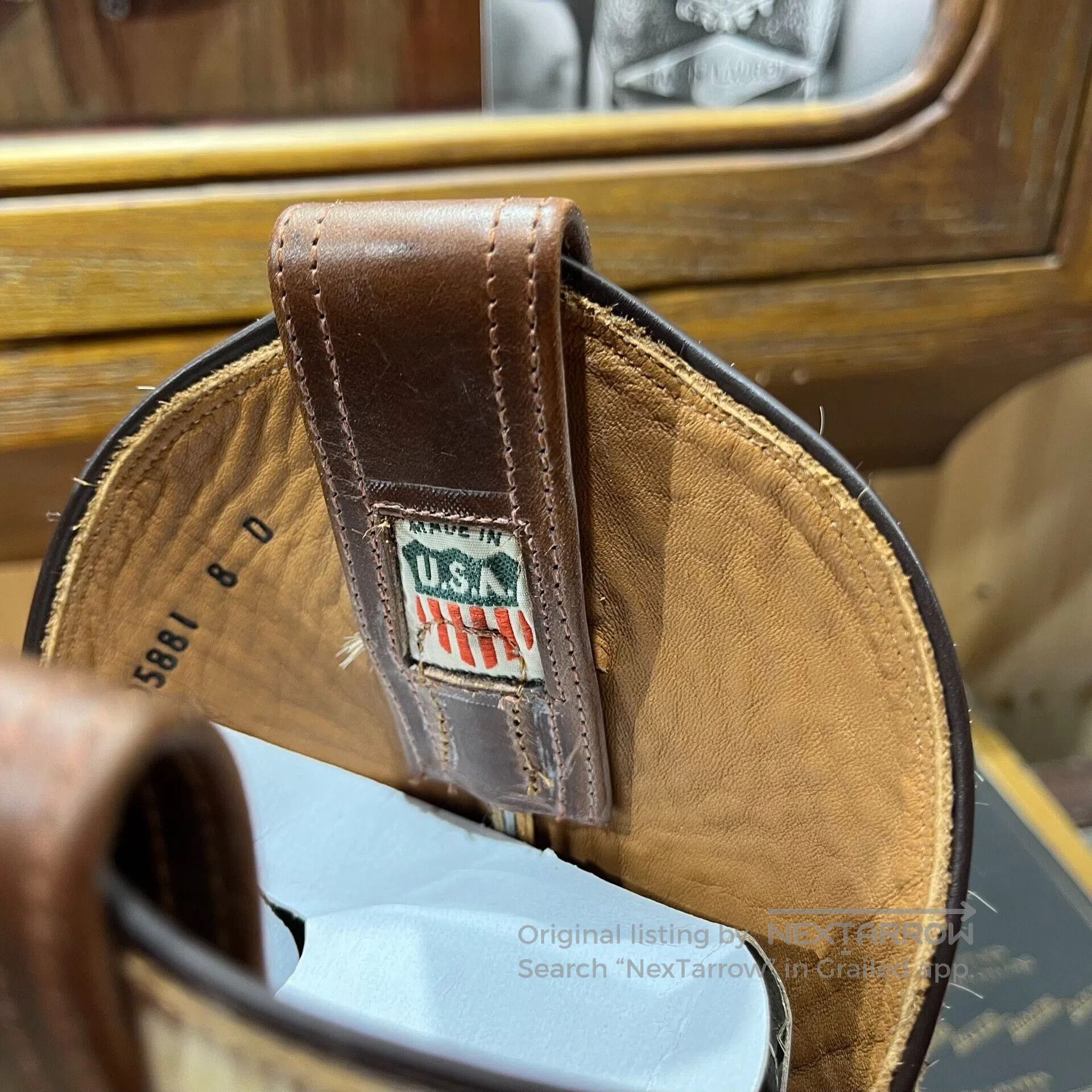 RRL Ralph Lauren rrl cowhide western cowboy boots. Size US 8 / EU 41 - 8 Thumbnail