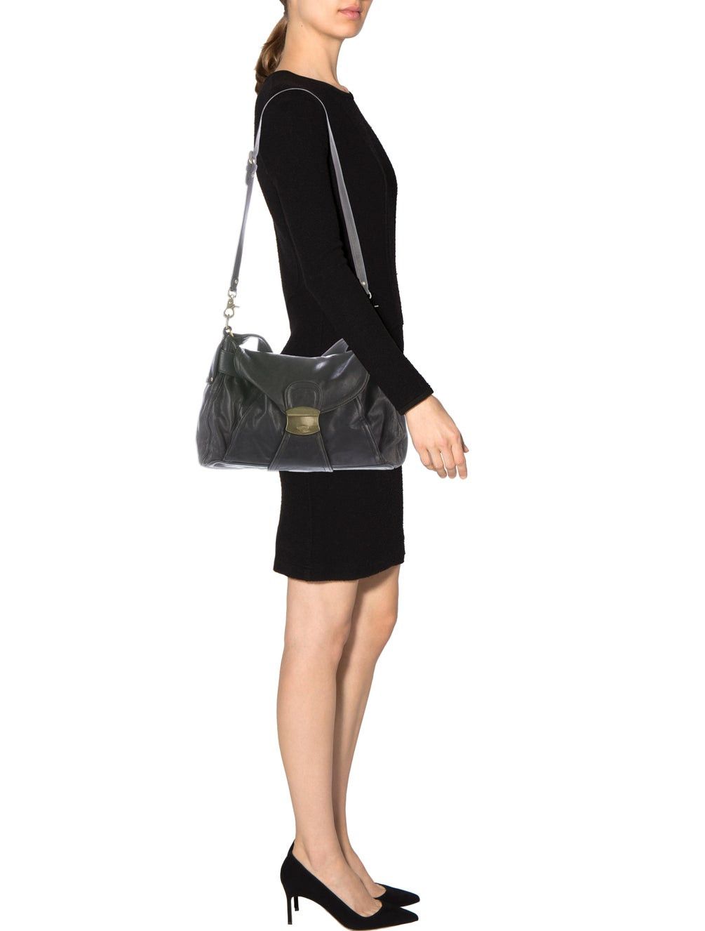 Other Kooba Vintage Black Leather w Brass Hardware Handbag Rare Size ONE SIZE - 1 Thumbnail