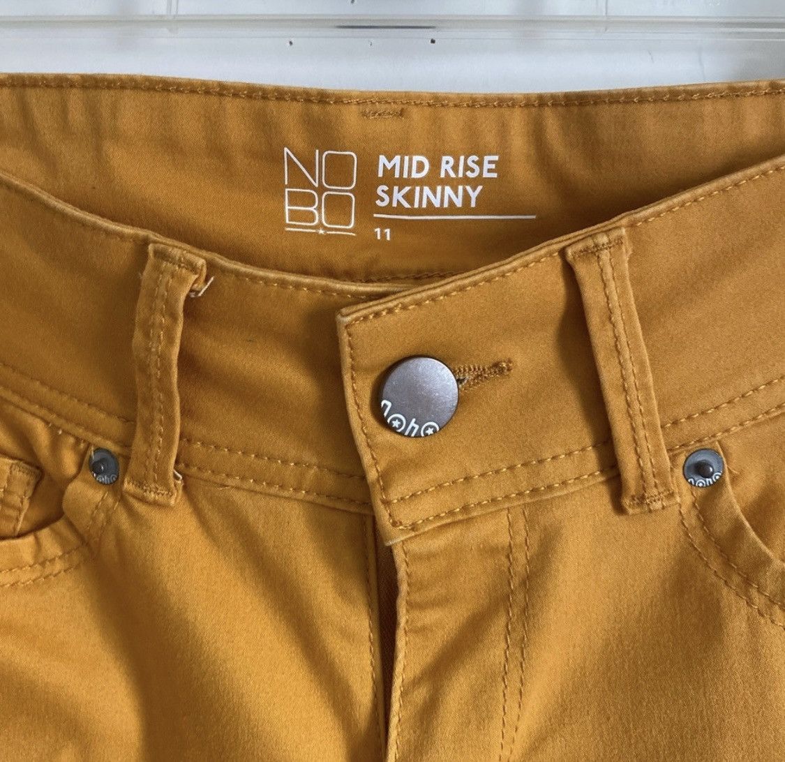 Other MUSTARD MID RISE SKINNY PANTS SIZE 11 Size 28" / US 6 / IT 42 - 3 Thumbnail