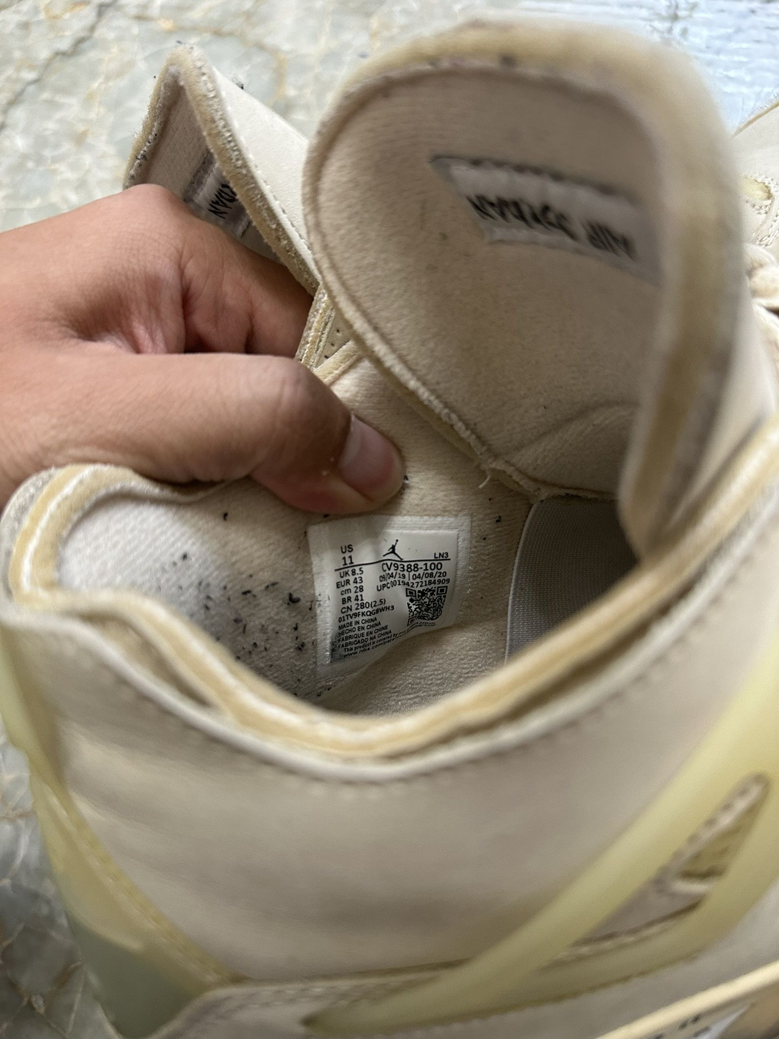 Nike × Off-White Off-White Jordan 4 Sail Size US 9.5 / EU 42-43 - 6 Thumbnail