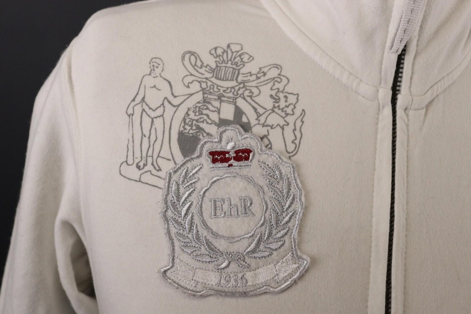 La Martina La Martina White Full Zip Long Sleeve Sweater Size M Size M / US 6-8 / IT 42-44 - 5 Thumbnail