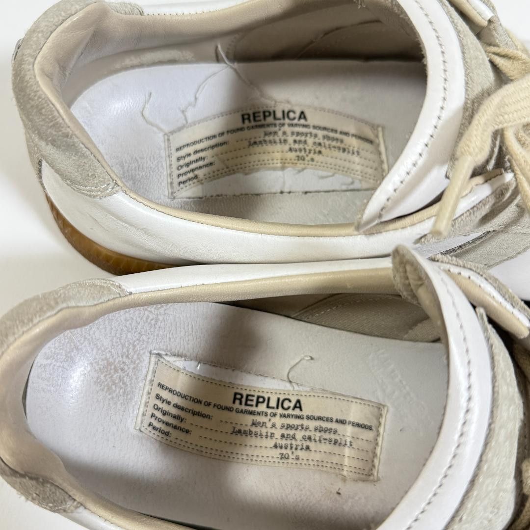 Maison Margiela Maison Margiela German Trainer White / Gray 40 Size US 7 / EU 40 - 4 Thumbnail