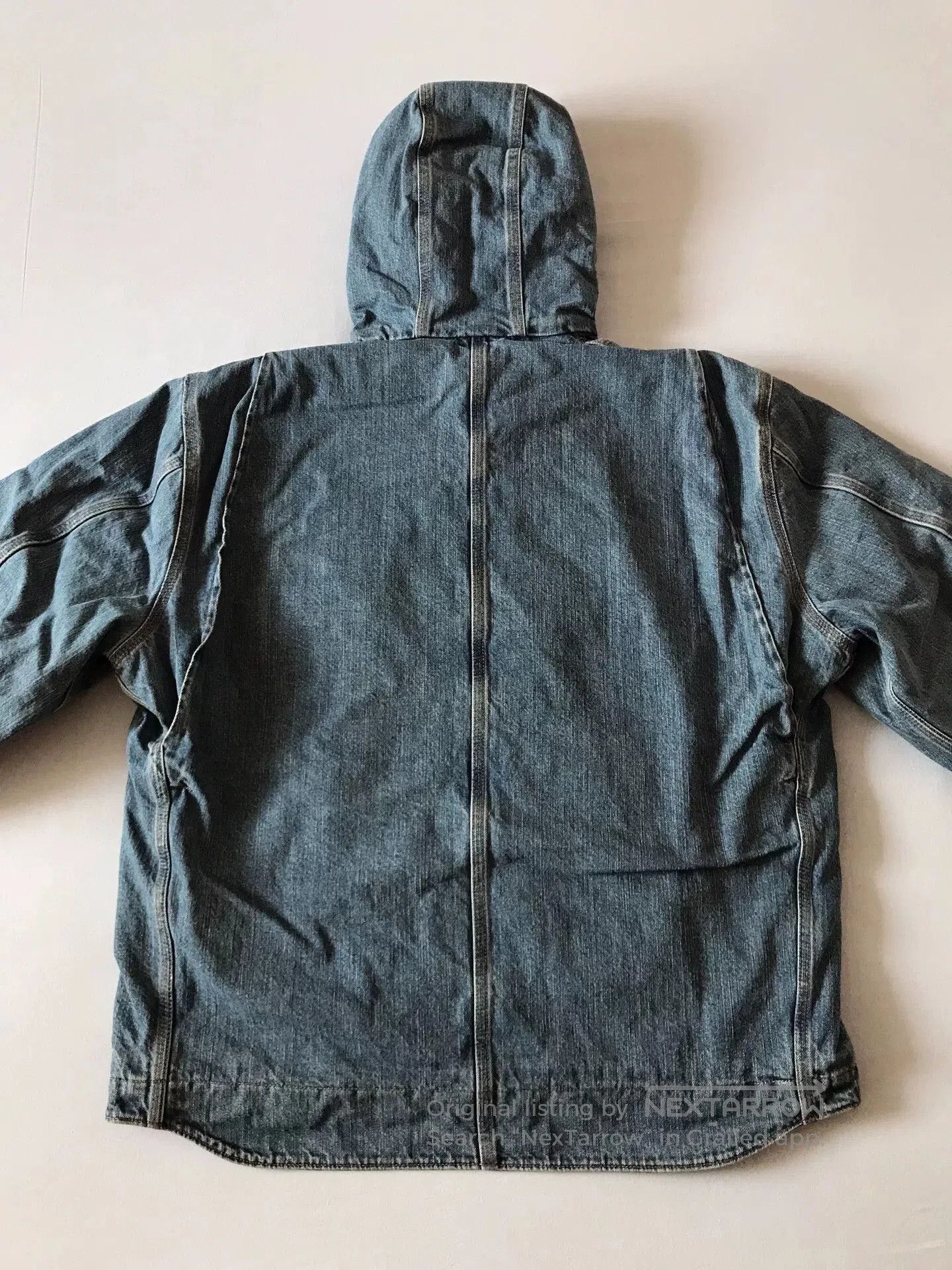 Carhartt Carhartt J239 Denim Hooded Jacket. Size US XL / EU 56 / 4 - 5 Thumbnail