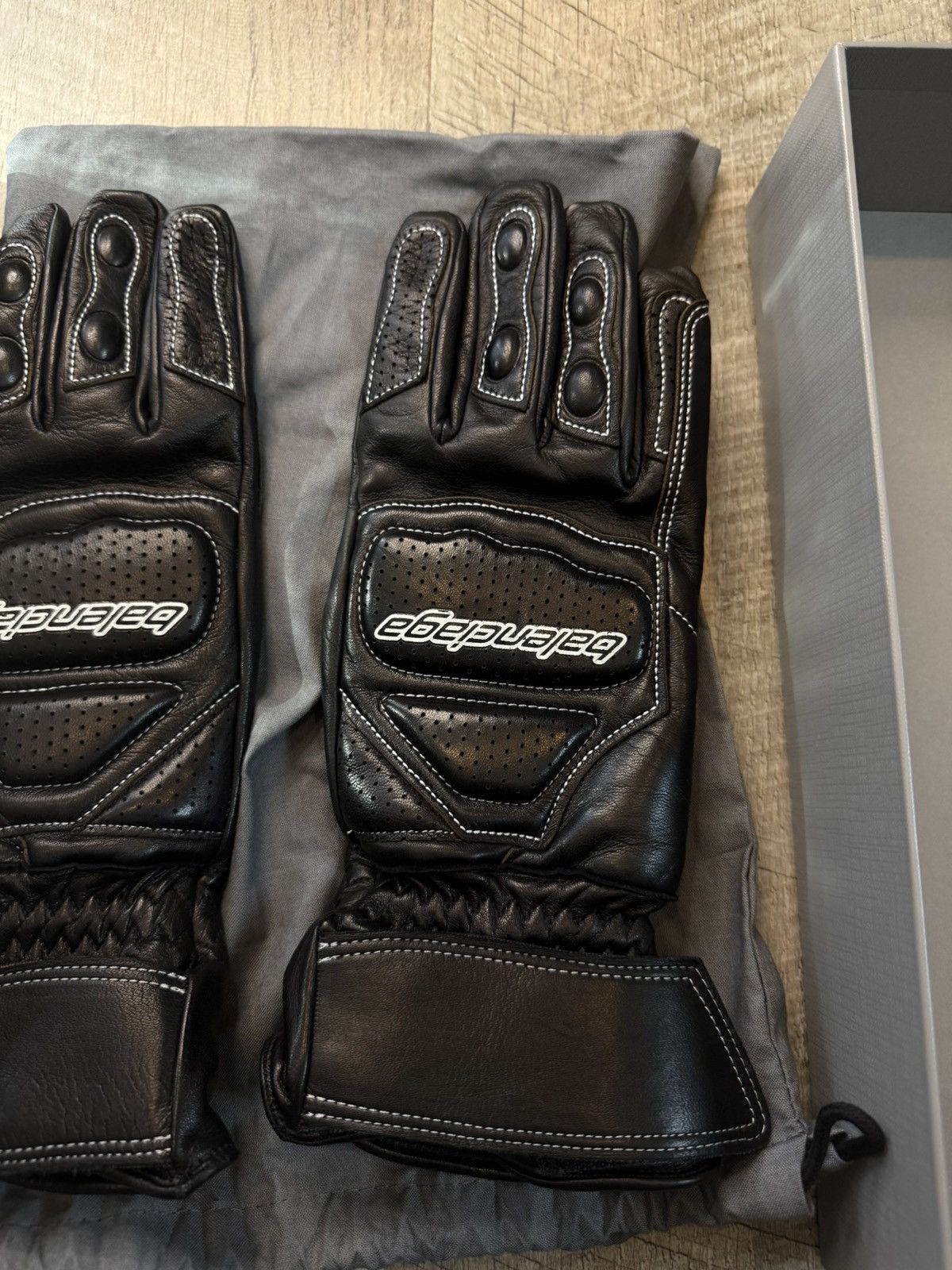 Balenciaga Balenciaga BB moto gloves Size ONE SIZE - 3 Thumbnail