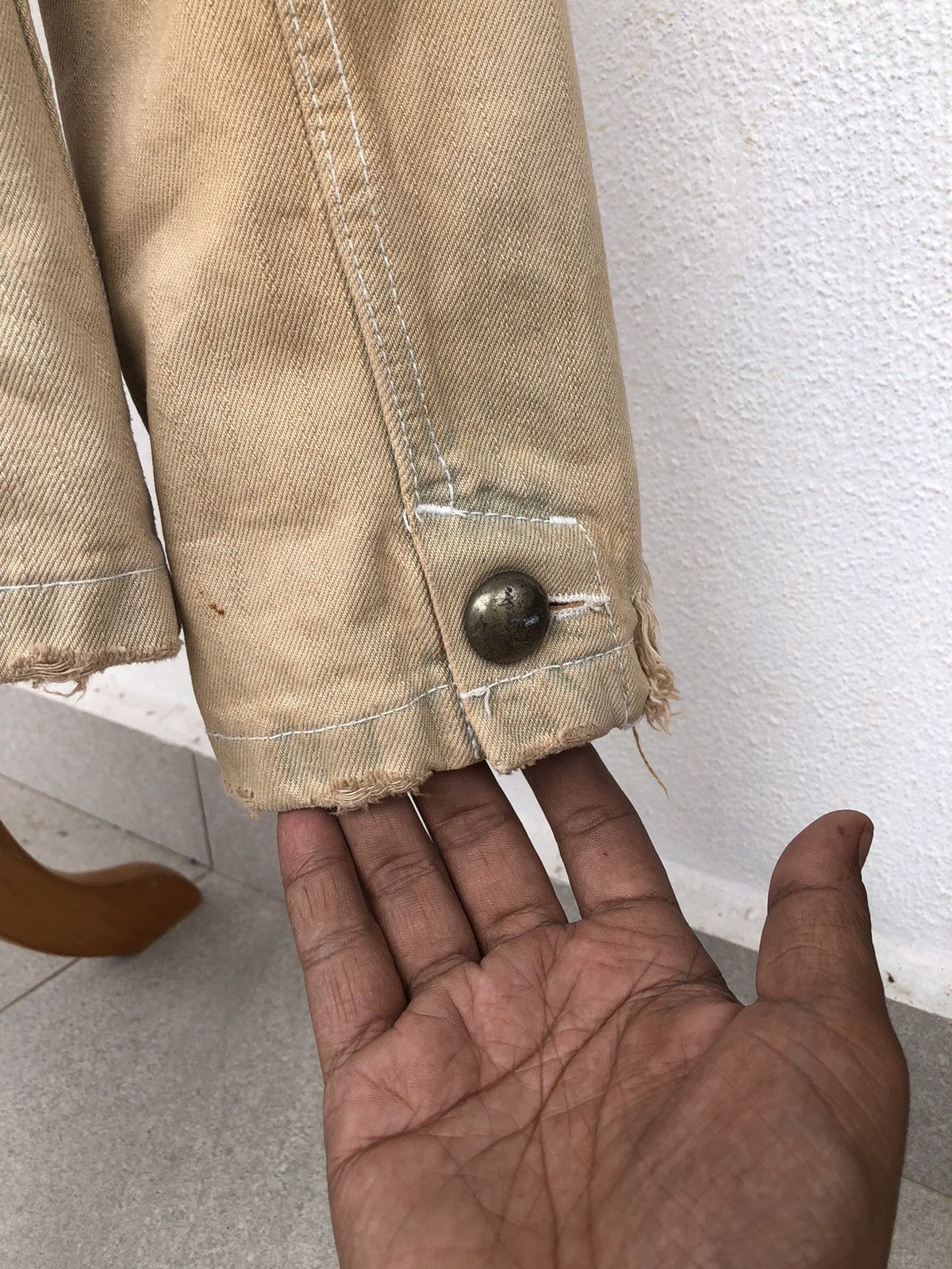 PPFM Vintage PPFM Japanese designer distressed denim jacket Size US M / EU 48-50 / 2 - 15 Thumbnail
