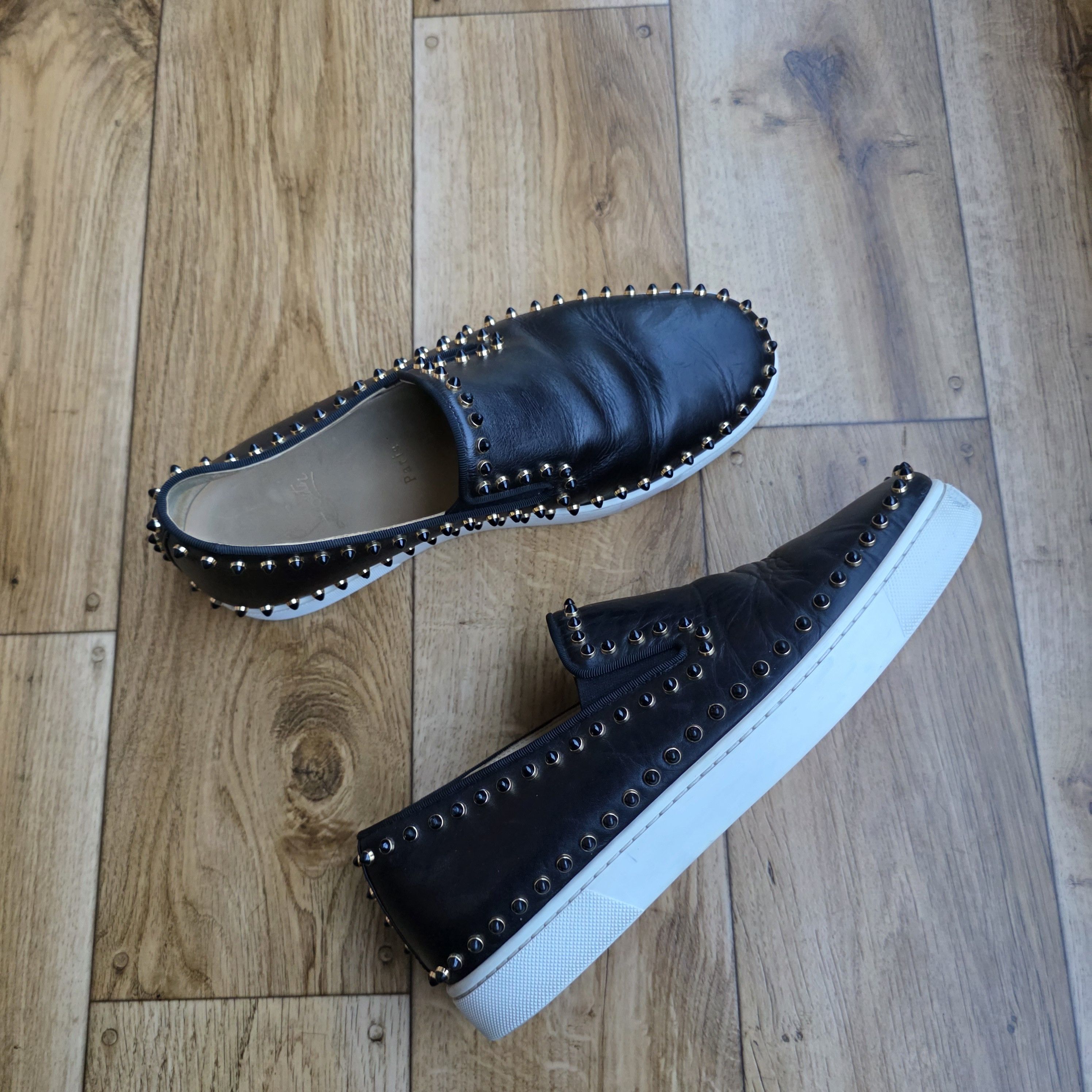 Christian Louboutin CHRISTIAN LOUBOUTIN BOAT STUDDED SNEAKERS Size US 9.5 / EU 42-43 - 13 Thumbnail