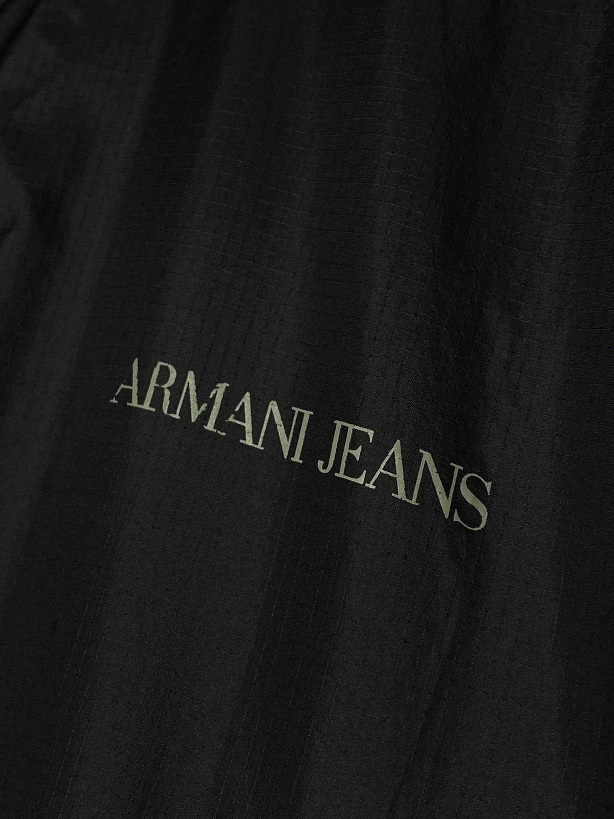 Armani 🔥 Y2K ARMANI JEANS REVERSIBLE NYLON BOMBER MILANO FLEX Size US L / EU 52-54 / 3 - 3 Thumbnail