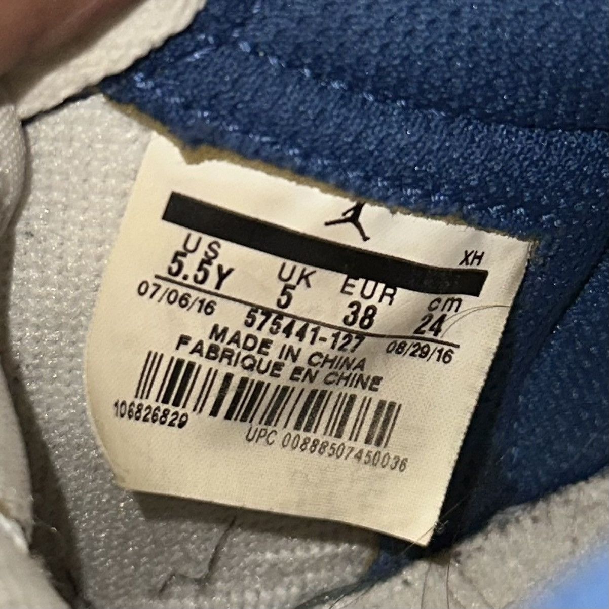 Jordan Brand Jordan 1 Storm Blue (GS) Size US 7 / IT 37 - 6 Thumbnail