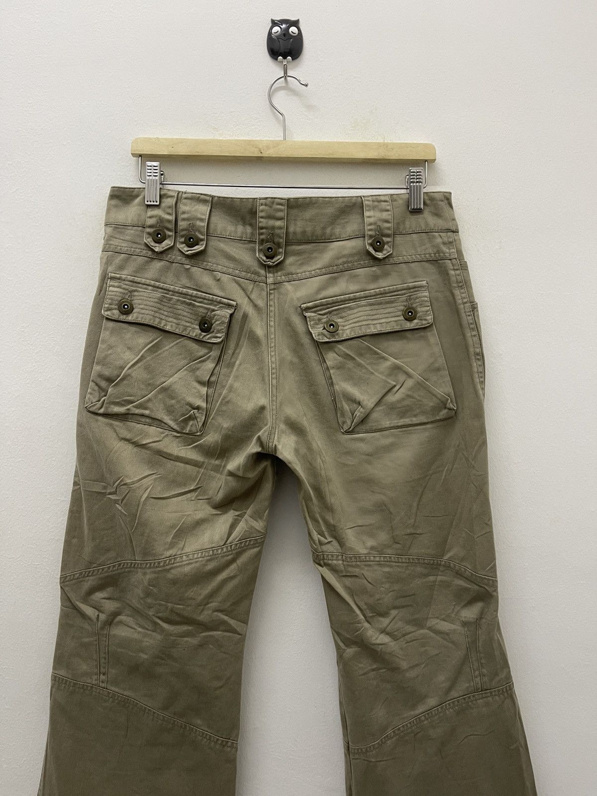 If Six Was Nine Rare Vintage LAO TARGA Flare Cargo Tactical Utility Pant Size US 32 / EU 48 - 10 Thumbnail