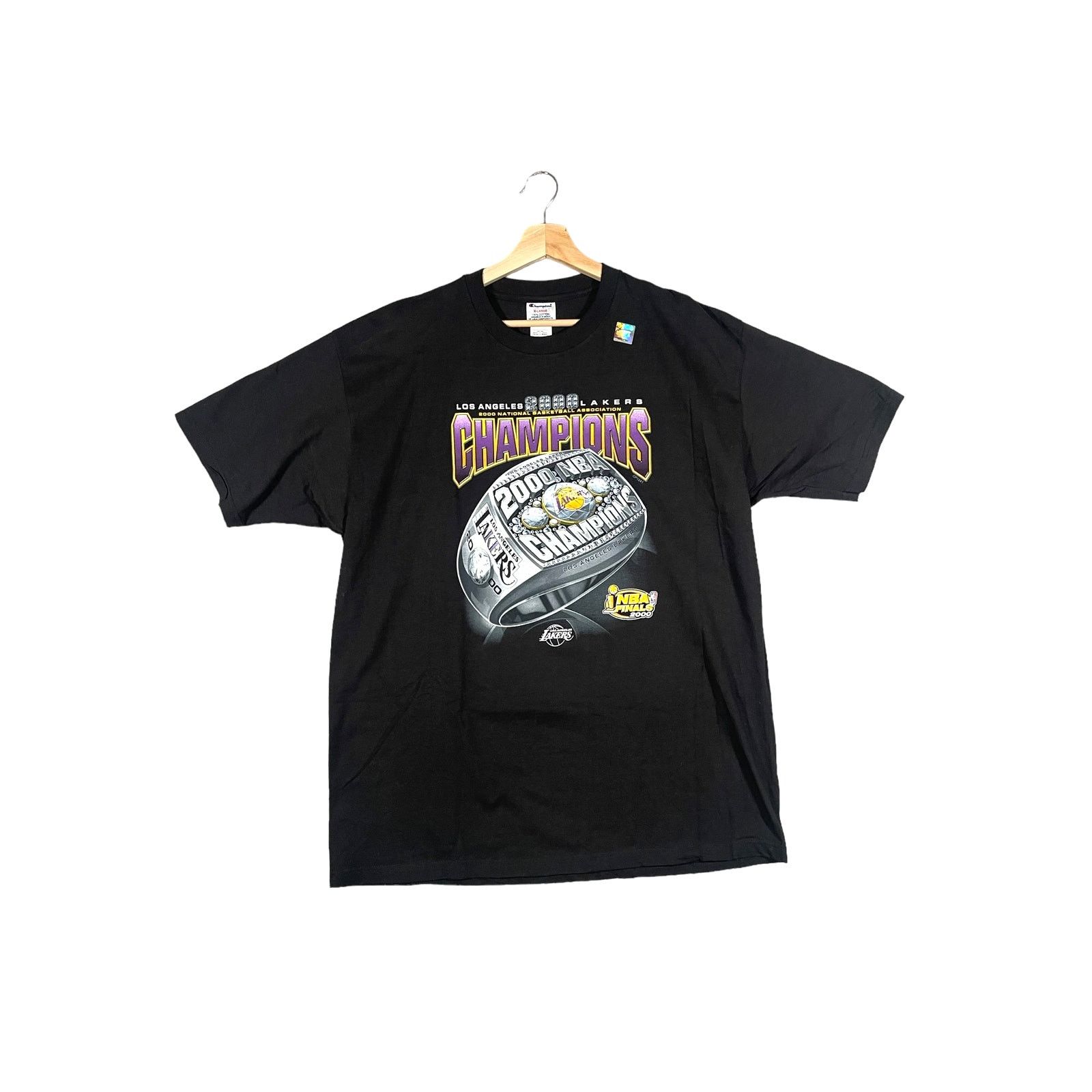 Champion × NBA × Vintage Vintage 2000 Los Angeles Lakers Championship Rings Tee Size US L / EU 52-54 / 3 - 1 Thumbnail