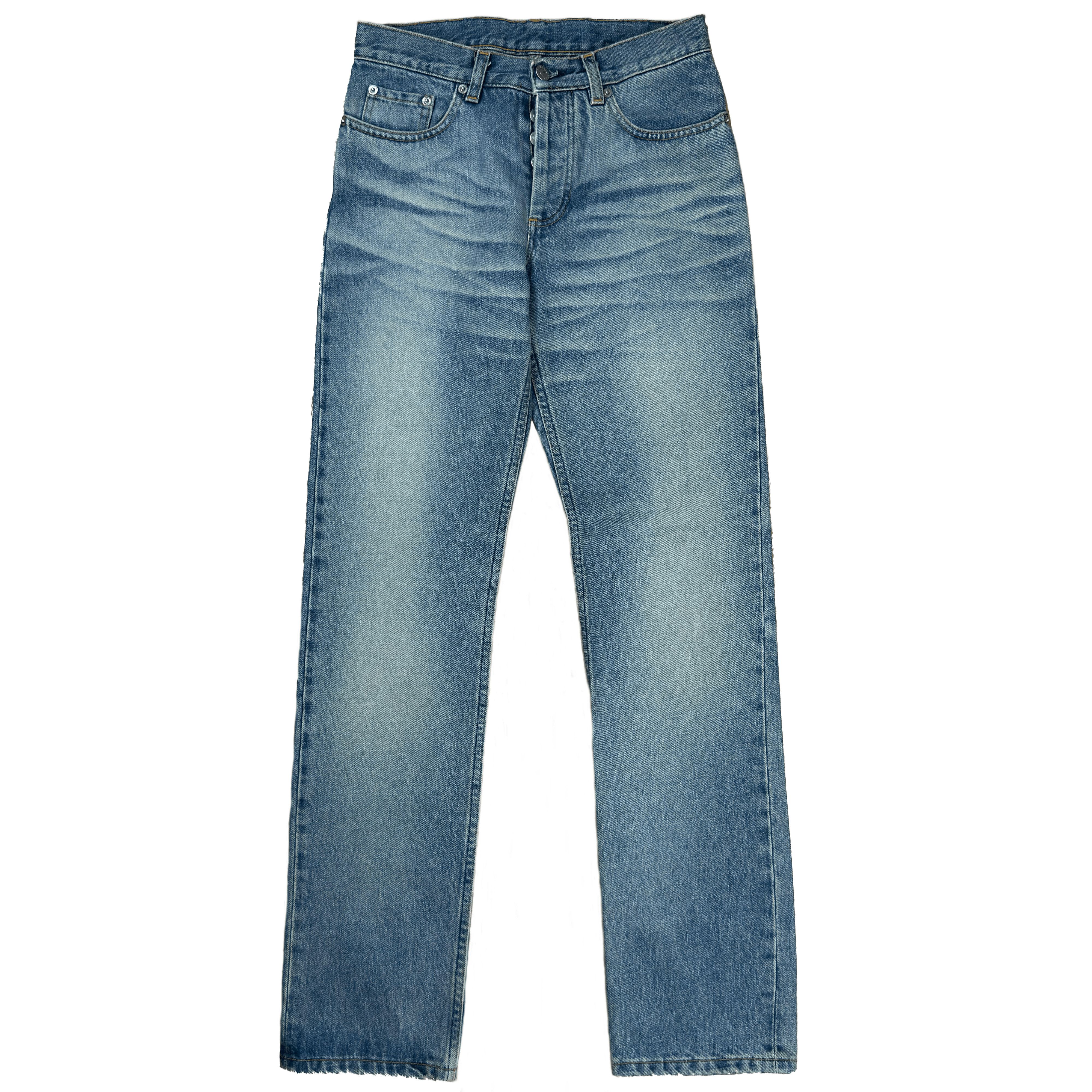 Helmut Lang SS03 Helmut Lang 'Rubber Tire' Print Denim | Grailed