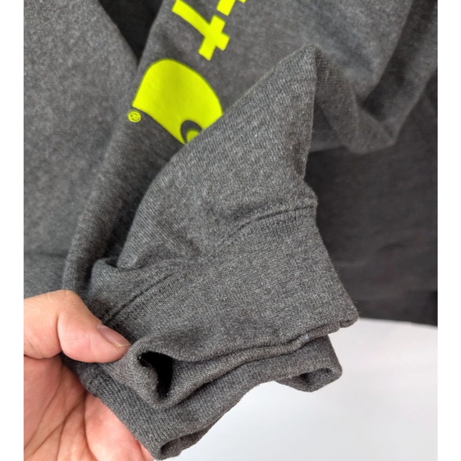 Carhartt Carhartt Mens Gray Hoodie Sweatshirt 2XL Pullover Fleece Original Fit K288 Hoodie Mens 2XL Gray Carhartt Sweatshirt Fleece Pullover Hoodie 2XL Mens Size US XXL / EU 58 / 5 - 2 Thumbnail