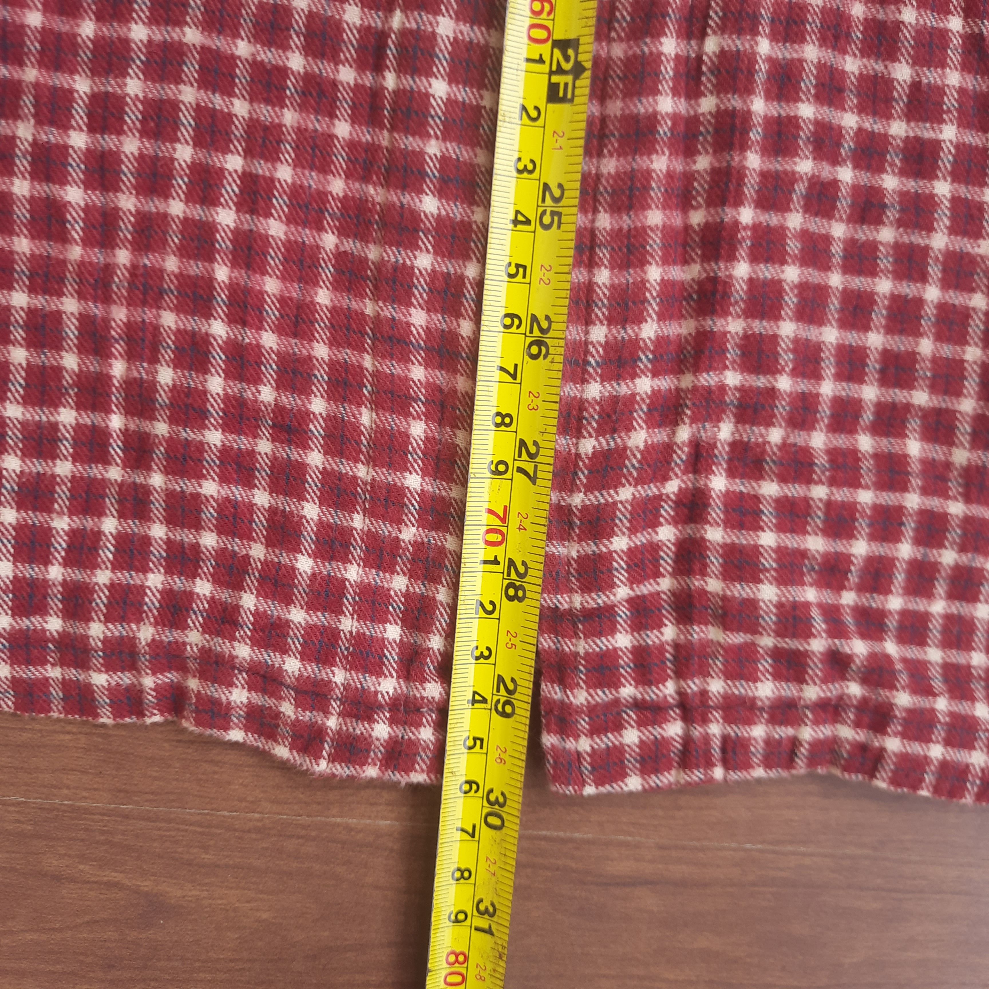 Japanese Brand Vintage Jungle Strom Plaid Flannel Zipper Size US L / EU 52-54 / 3 - 11 Thumbnail