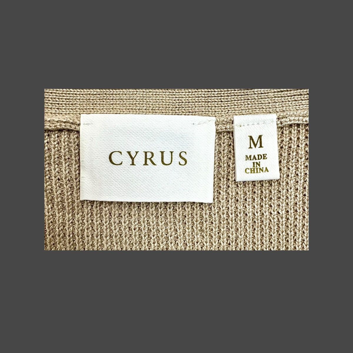 Other Cyrus Women’s Beige Cream Sweater Vest Sz M Size M / US 6-8 / IT 42-44 - 13 Thumbnail