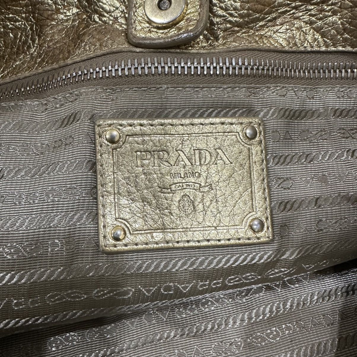 Prada PRADA JACQUARD TOTE BAG WITH A BOW ACCENT Size ONE SIZE - 20 Thumbnail