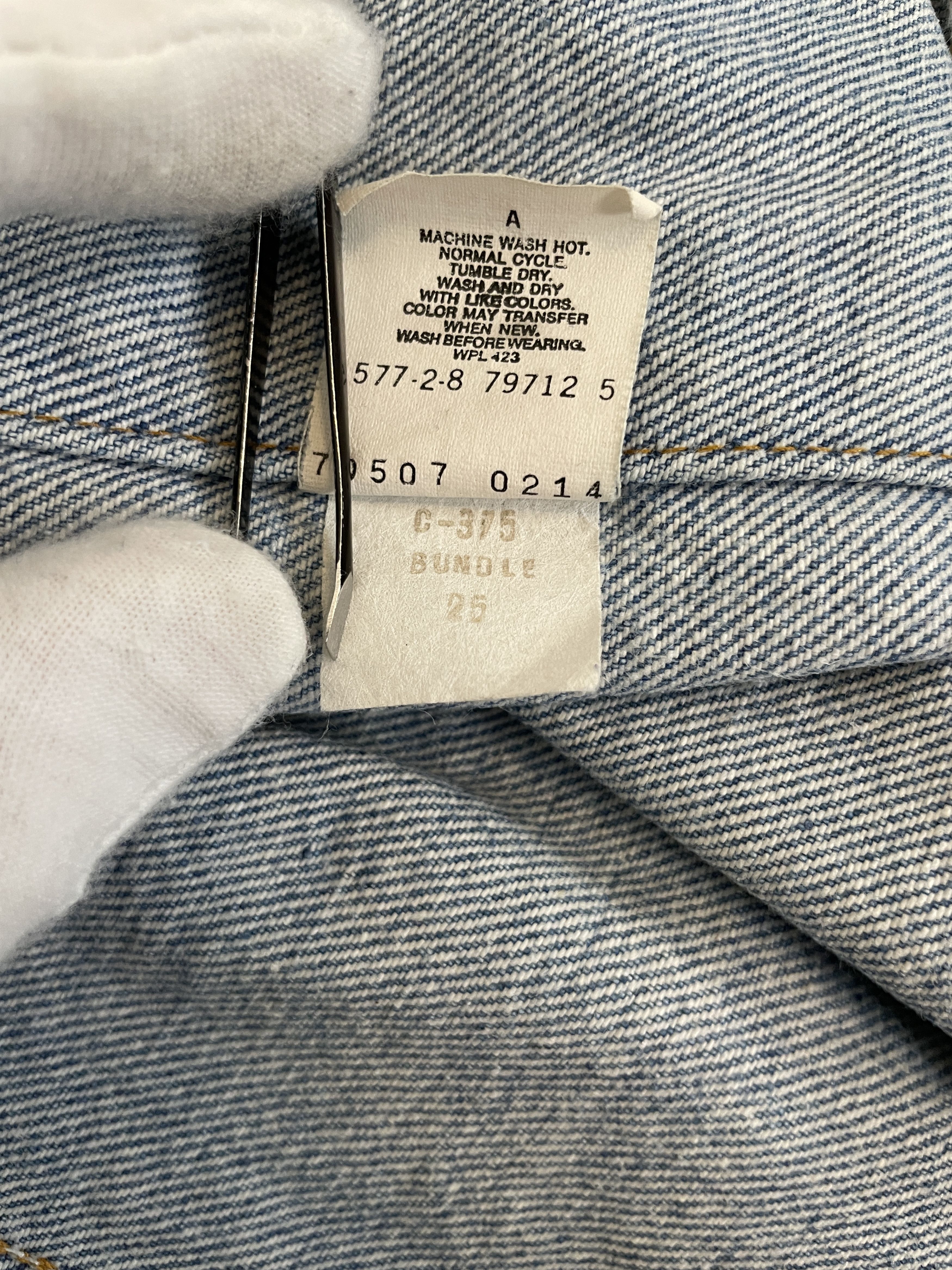 Levi's Vintage 80's Levis Denim Faded Trucker Jacket 70507 0214 Size US S / EU 44-46 / 1 - 10 Thumbnail