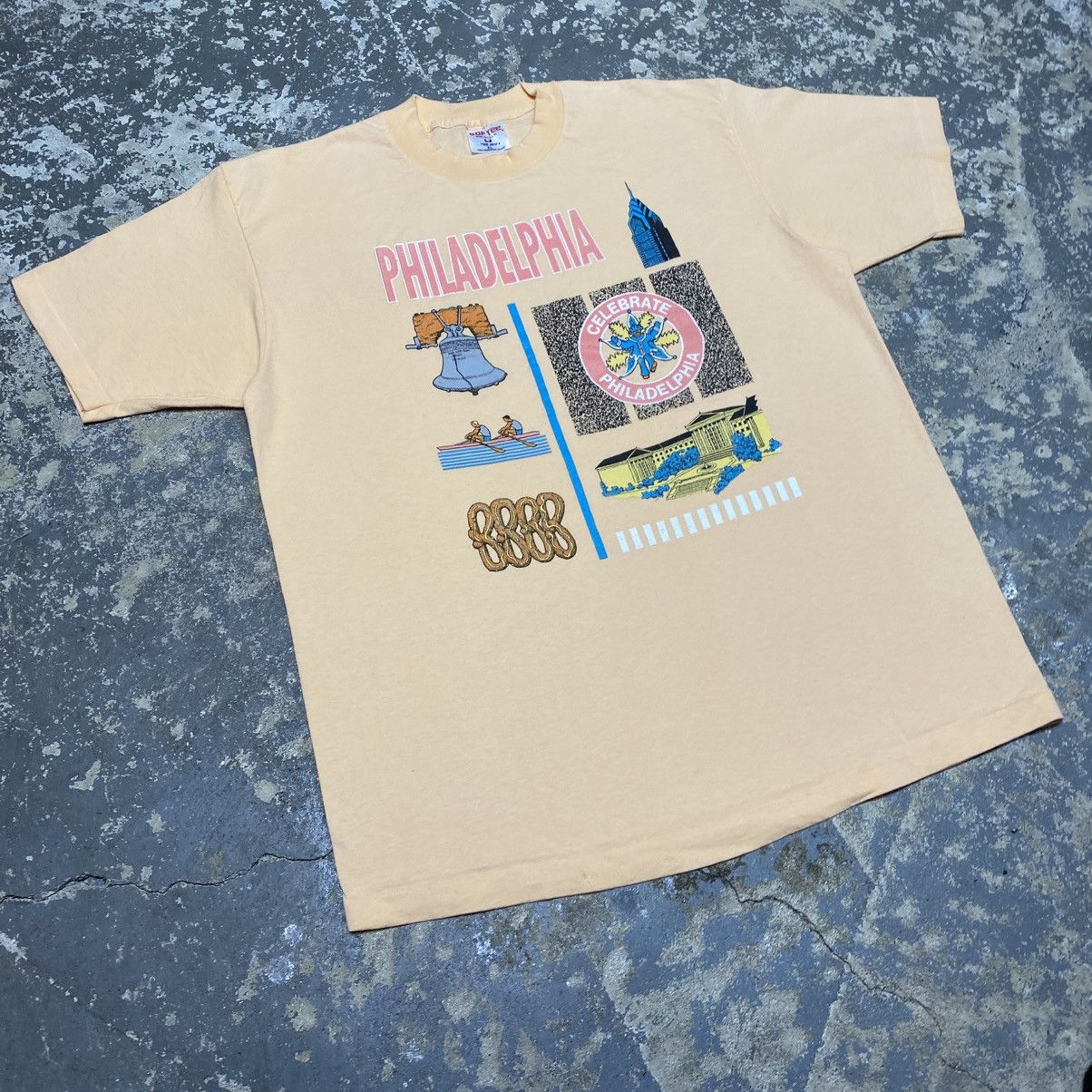 Japanese Brand × Vintage Vintage Philadelphia Pennsylvania Souvenir 90s Tshirt Size US XL / EU 56 / 4 - 8 Thumbnail