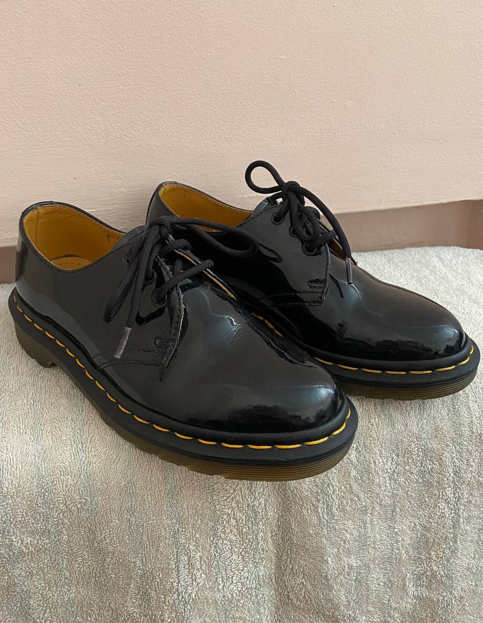 Dr. Martens × Vintage 🔥 Dr. Martens 1461 Classic Black Patent Leather Oxford Size US 6 / IT 36 - 2 Thumbnail