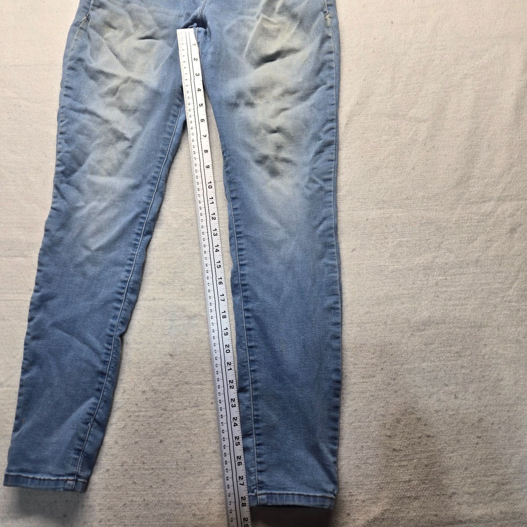 Vintage VINTAGE LEI Light Wash Denim Jeans Pants Women Size 11 Flared Mid Rise Cotton Blend Size 32" / US 10 / IT 46 - 6 Thumbnail