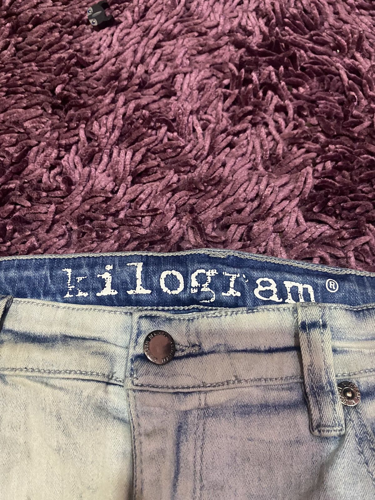 Japanese Brand × Vintage Vintage Kilogram Light Blue Men Custom Skinny Jeans Size US 34 / EU 50 - 7 Thumbnail