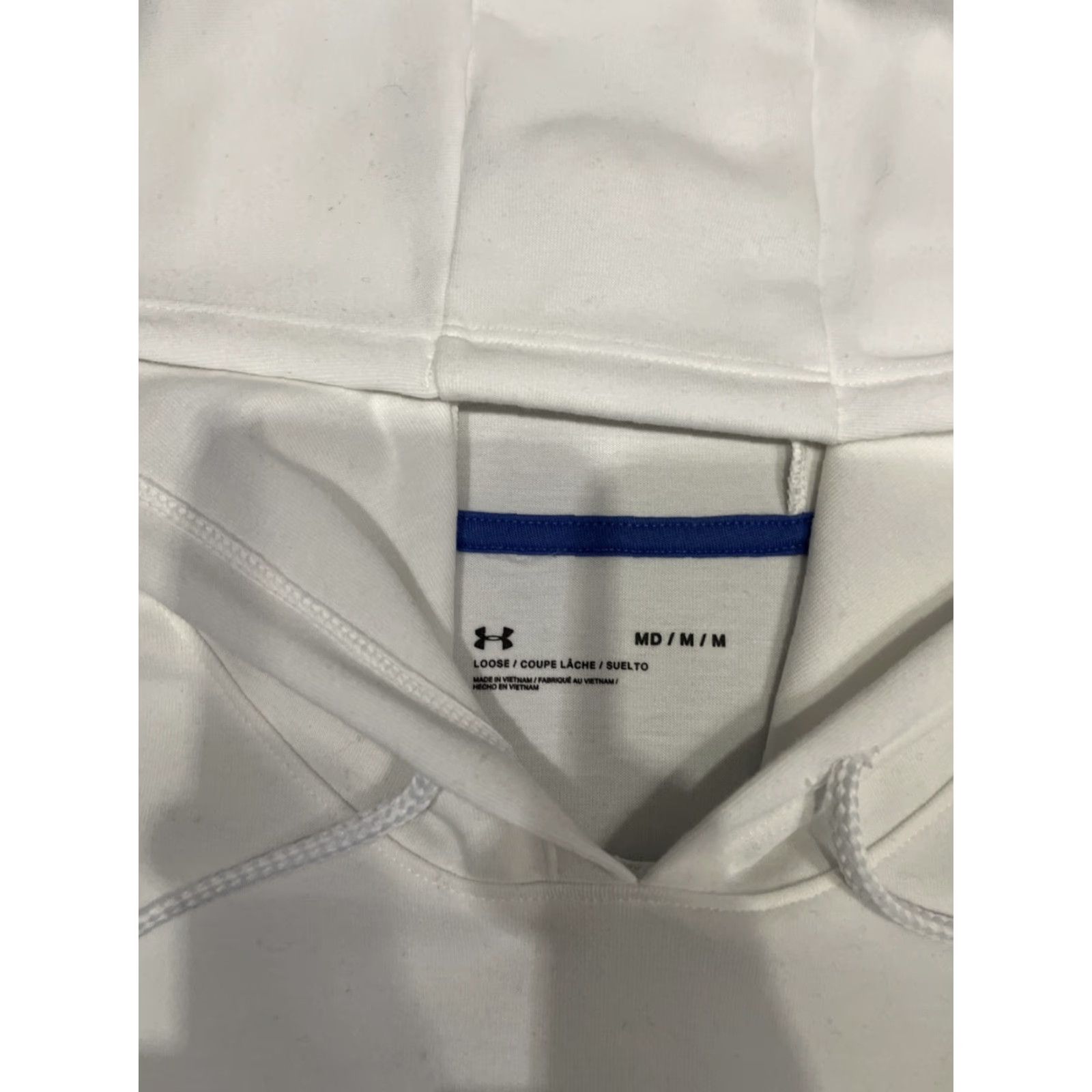 Under Armour Under Armour Hoodie Men M White Project Rock Graphic Print Pullover Fleece Sweatshirt Short Sleeve Size US M / EU 48-50 / 2 - 3 Thumbnail