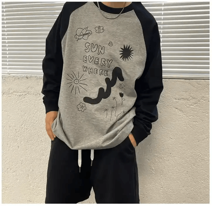 Japanese Brand × Vintage 100% cotton Vintage harajuku style hoodies Size US L / EU 52-54 / 3 - 1 Thumbnail