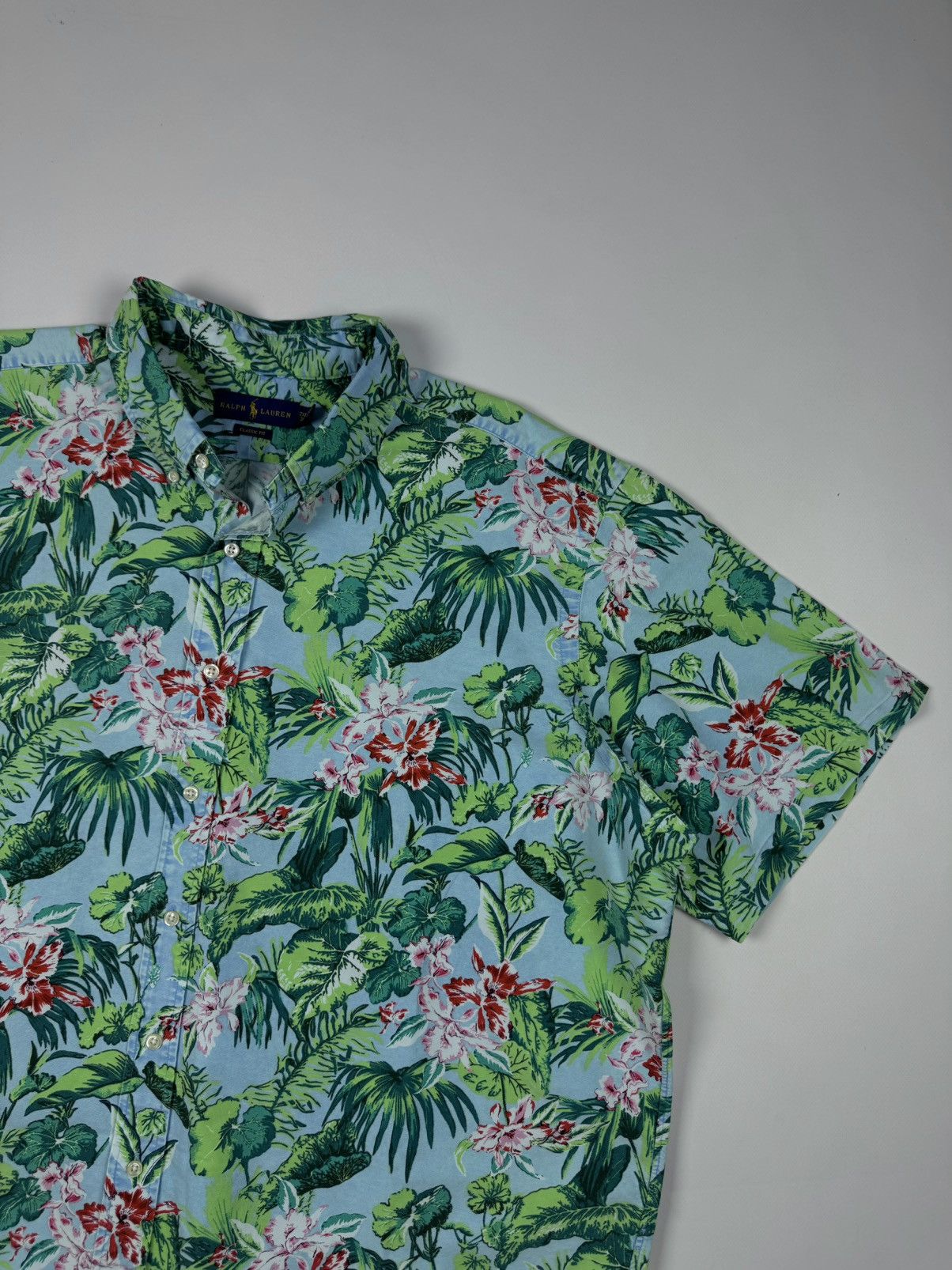 Polo Ralph Lauren × Ralph Lauren Ralph Lauren Hawaiian Flowers Floral Printed Shirt Size US XXL / EU 58 / 5 - 3 Thumbnail