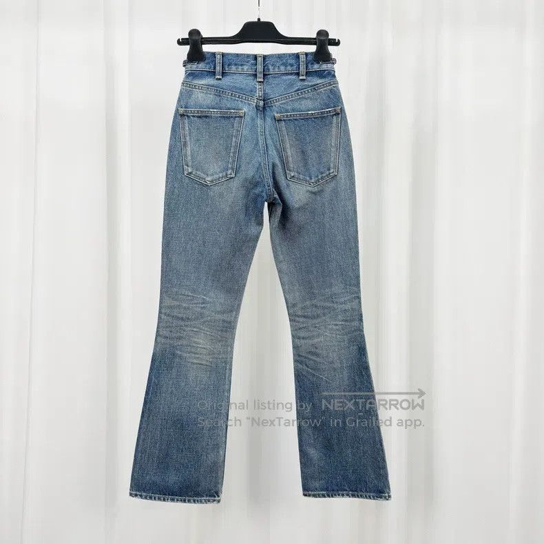 Celine CELINE Gold Button Washed Denim Pants Size 25" / US 0 / IT 36 - 2 Thumbnail