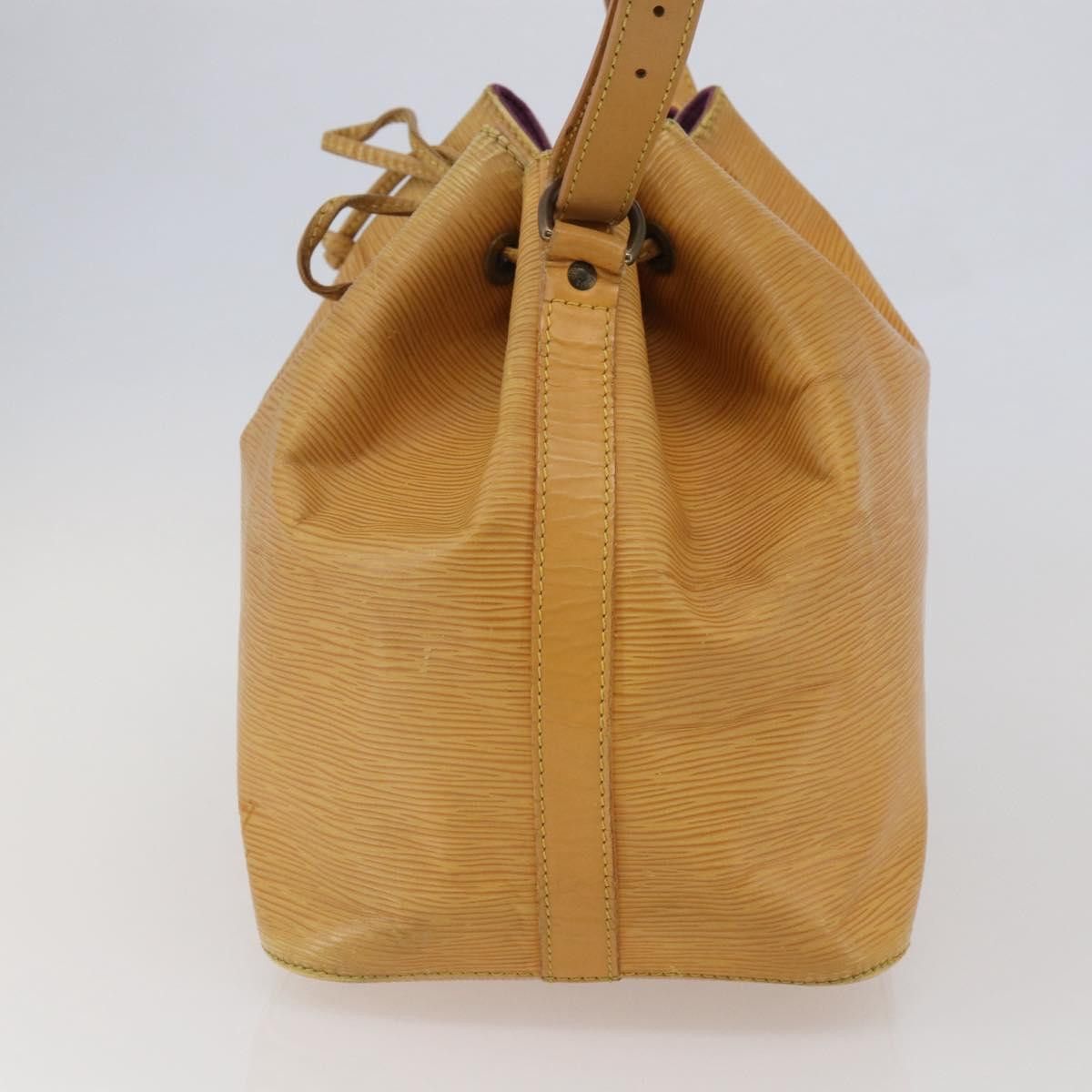 Louis Vuitton LOUIS VUITTON Epi Petit Noe Shoulder Bag Yellow M44109 Size ONE SIZE - 5 Thumbnail