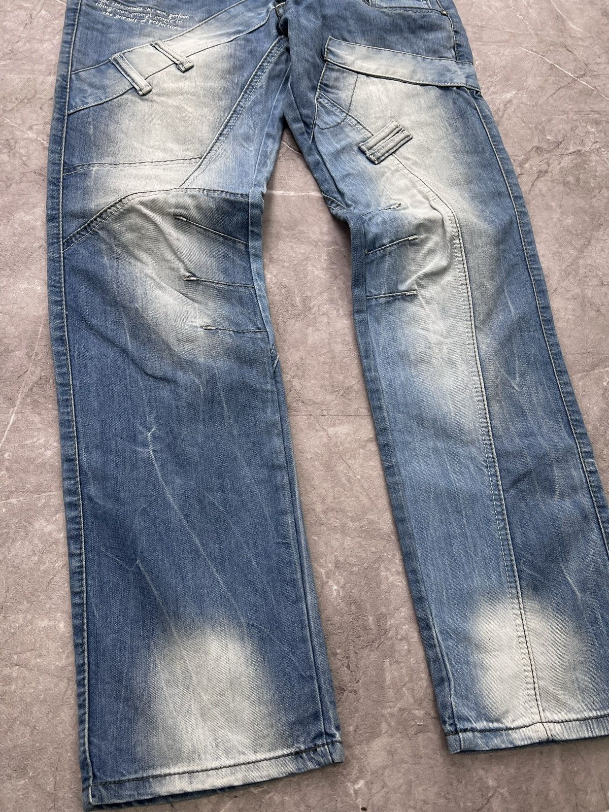 Japanese Brand × Vintage VINTAGE WASHED DIESEL DECONSTRUCTED Y2K CARGO PANTS JEANS Size US 32 / EU 48 - 2 Thumbnail