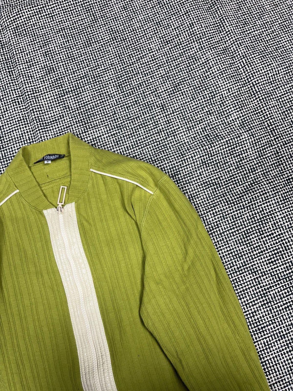 BILLTORNADE × Japanese Brand ➕ y2k billtornade ribbed neon lime green avant garde Size US S / EU 44-46 / 1 - 2 Thumbnail