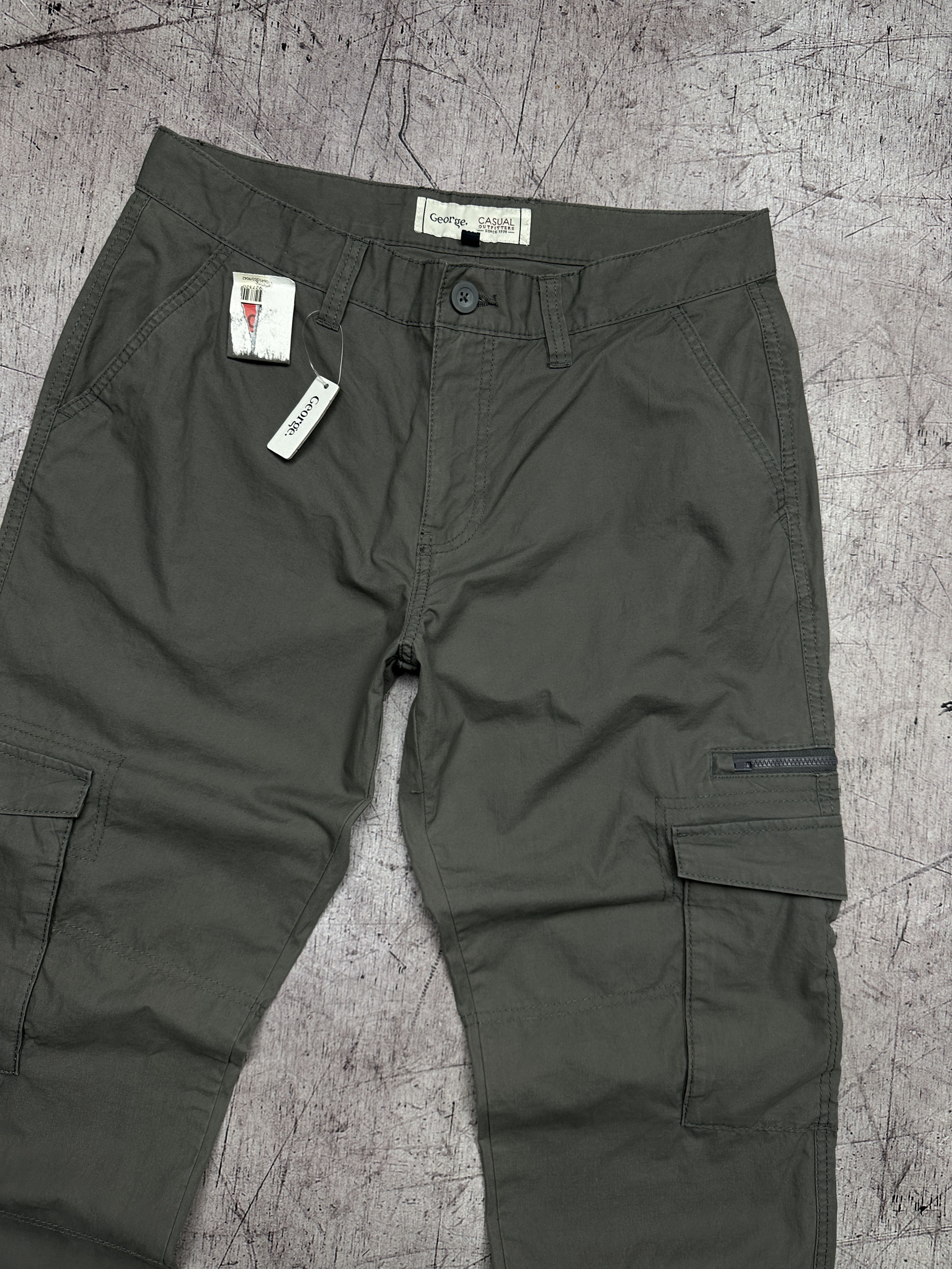If Six Was Nine NEW Mens Baggy Cargo Pants Size US 34 / EU 50 - 2 Thumbnail