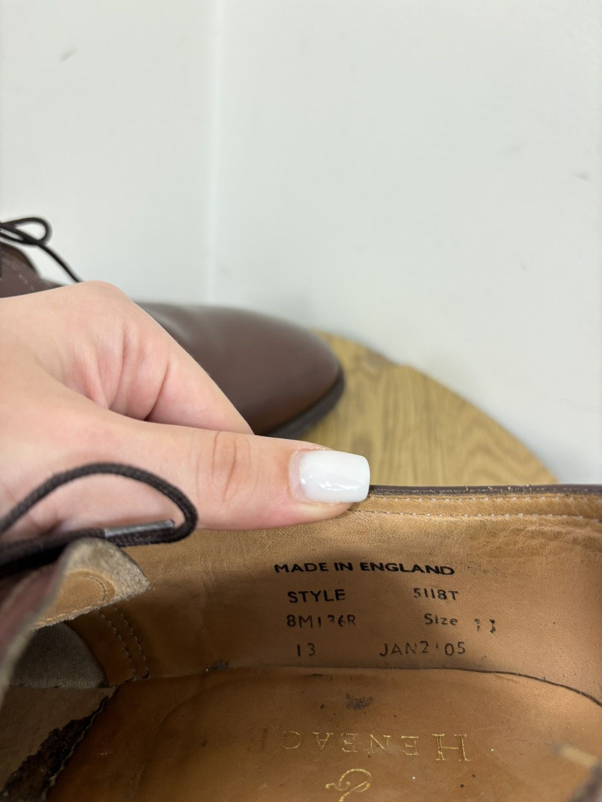 Shipton & Heneage Shipton & Heneage Men’s Dark Burgundy Leather Dress Shoes Size US 12 / EU 45 - 18 Thumbnail