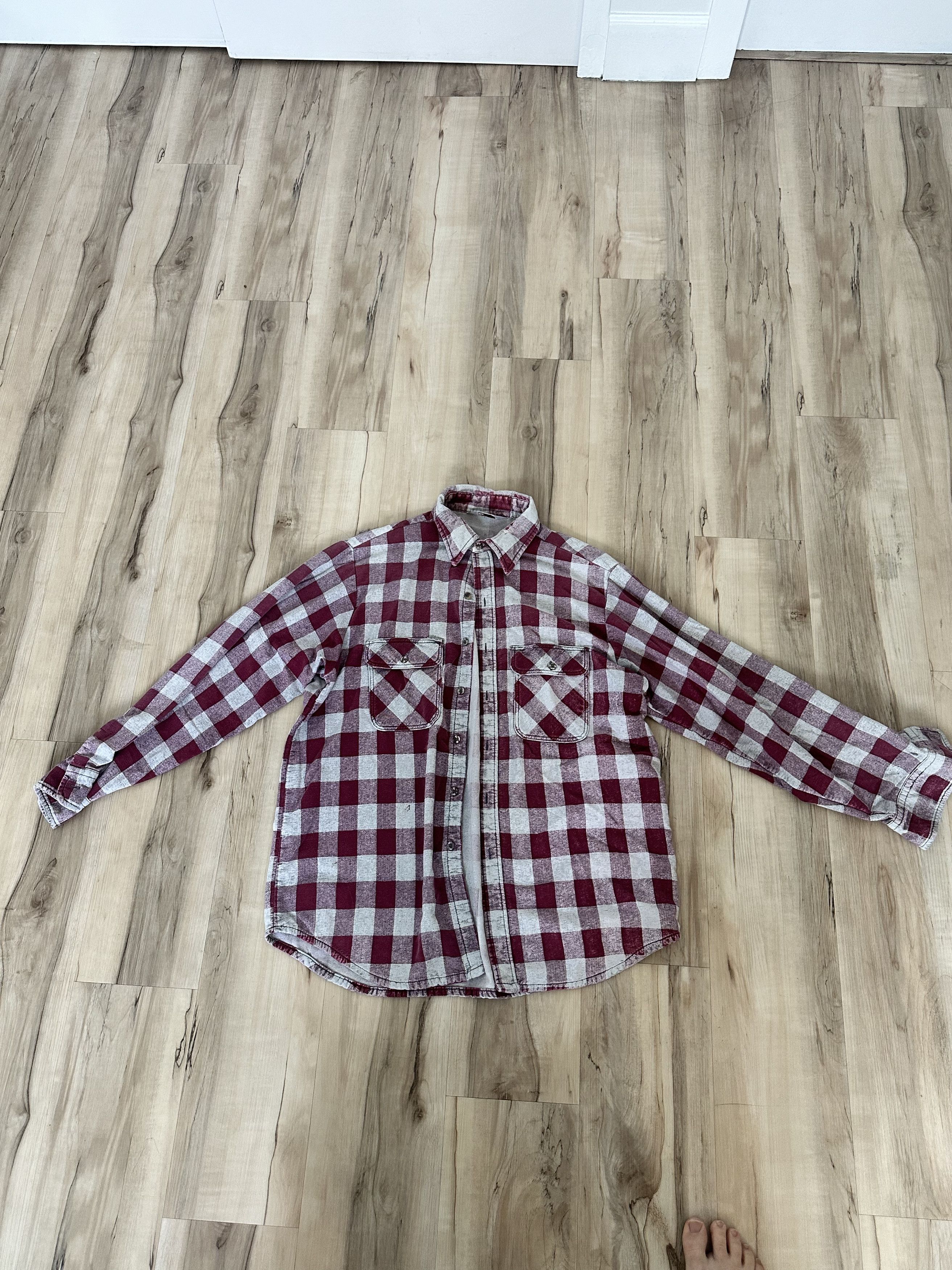 Carhartt Carhartt Light Red Flannel Shirt – Size L Size US L / EU 52-54 / 3 - 1 Thumbnail