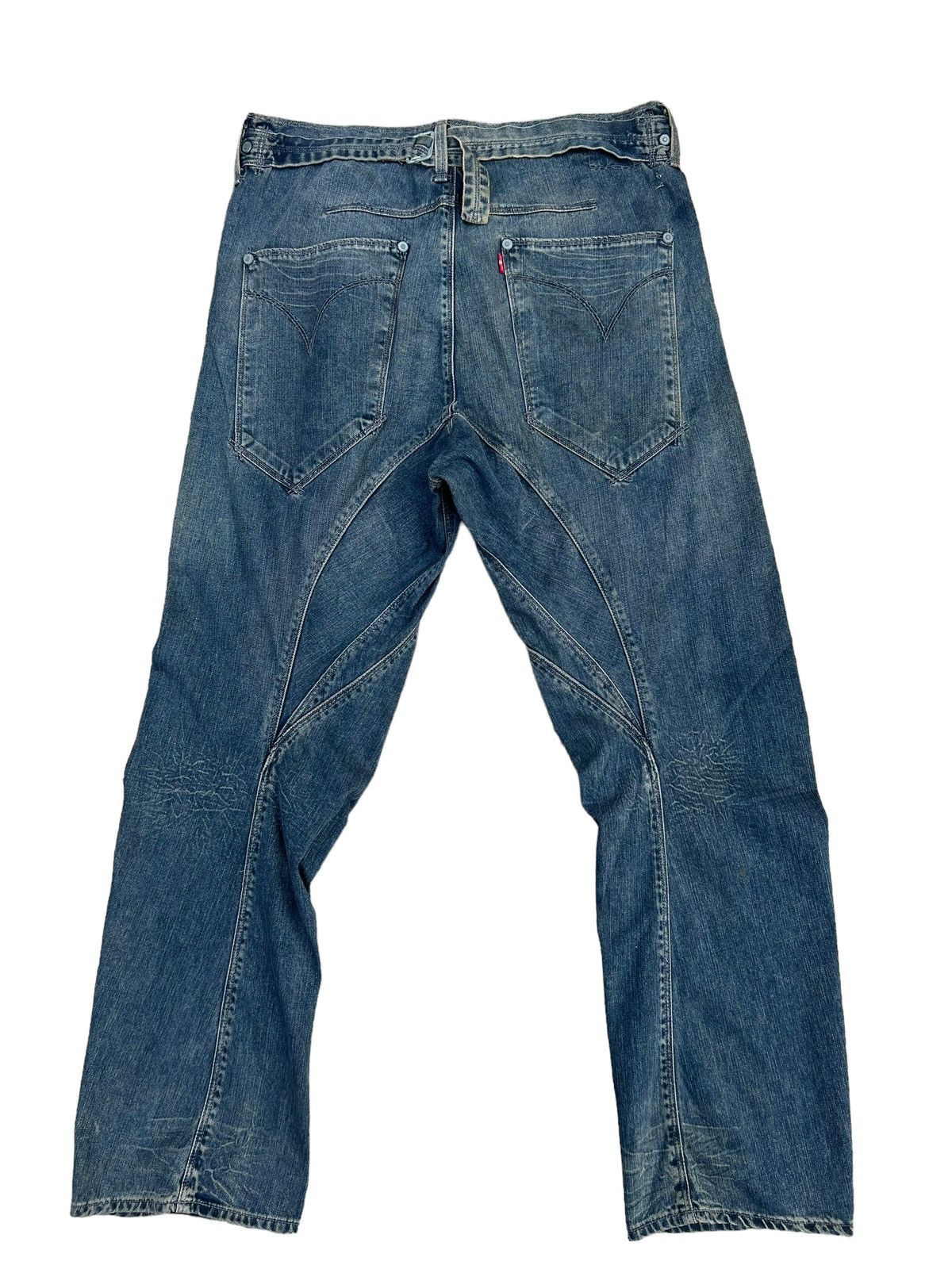 Levi's Vintage Levi’s Engineered Jeans Buckle Back Baggy Denim Size US 32 / EU 48 - 2 Thumbnail