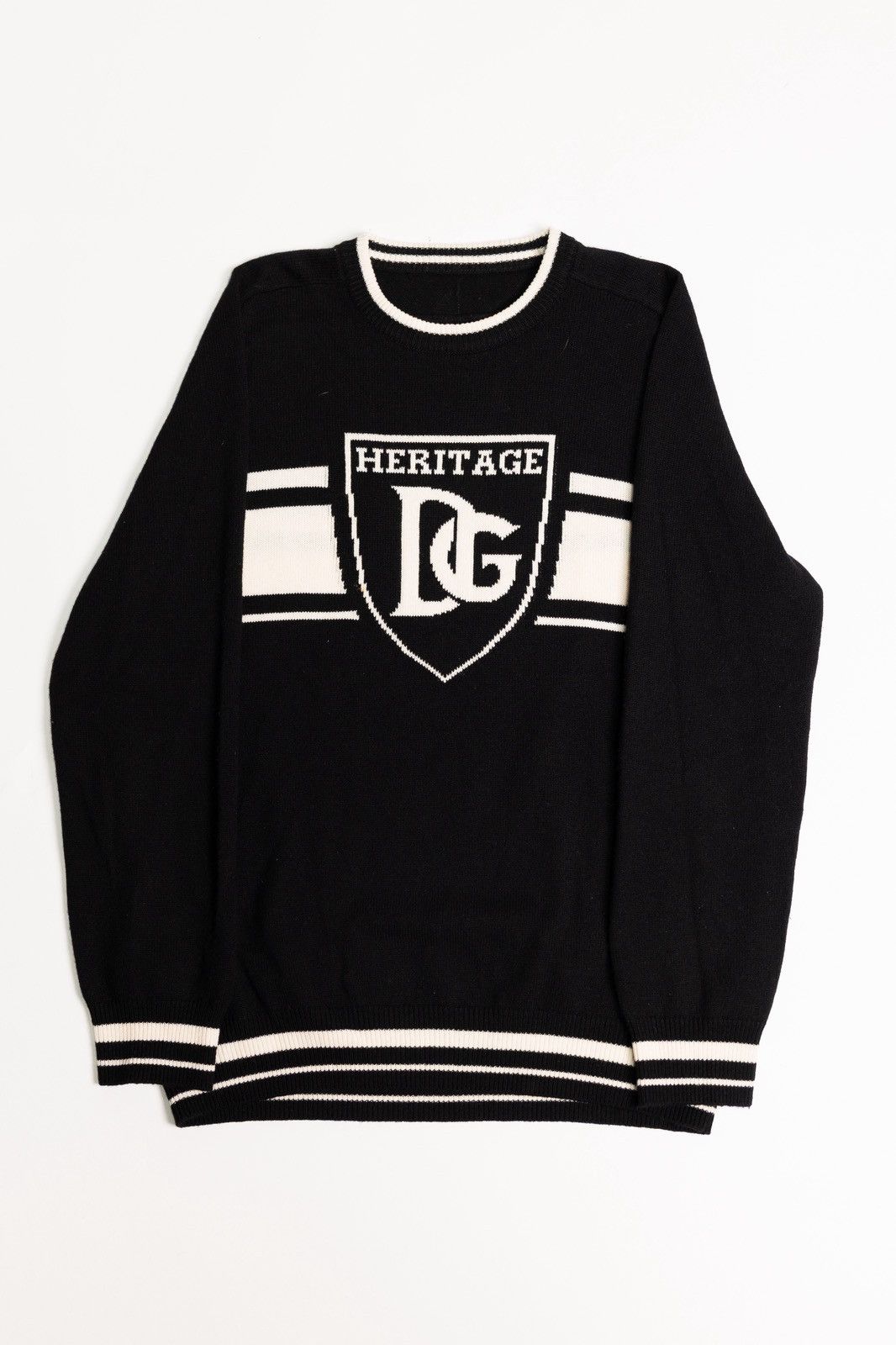 Dolce & Gabbana Dolce & Gabbana Cashmere Logo Sweater Size US L / EU 52-54 / 3 - 1 Thumbnail