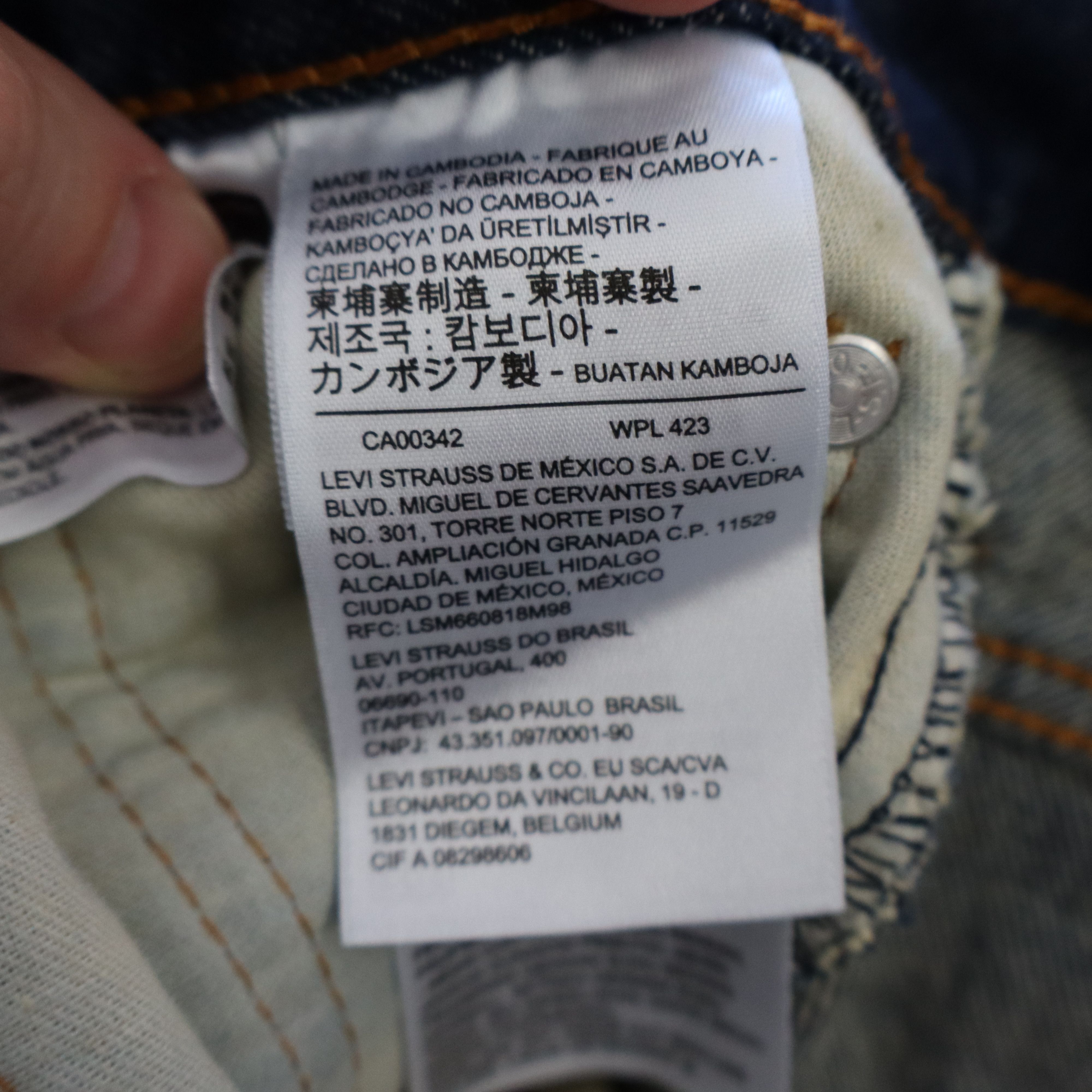 Carhartt × Dickies × Levi's Vintage Levis 569 Wide Leg Baggy Skater Denim Shorts Jorts Size US 34 / EU 50 - 7 Thumbnail