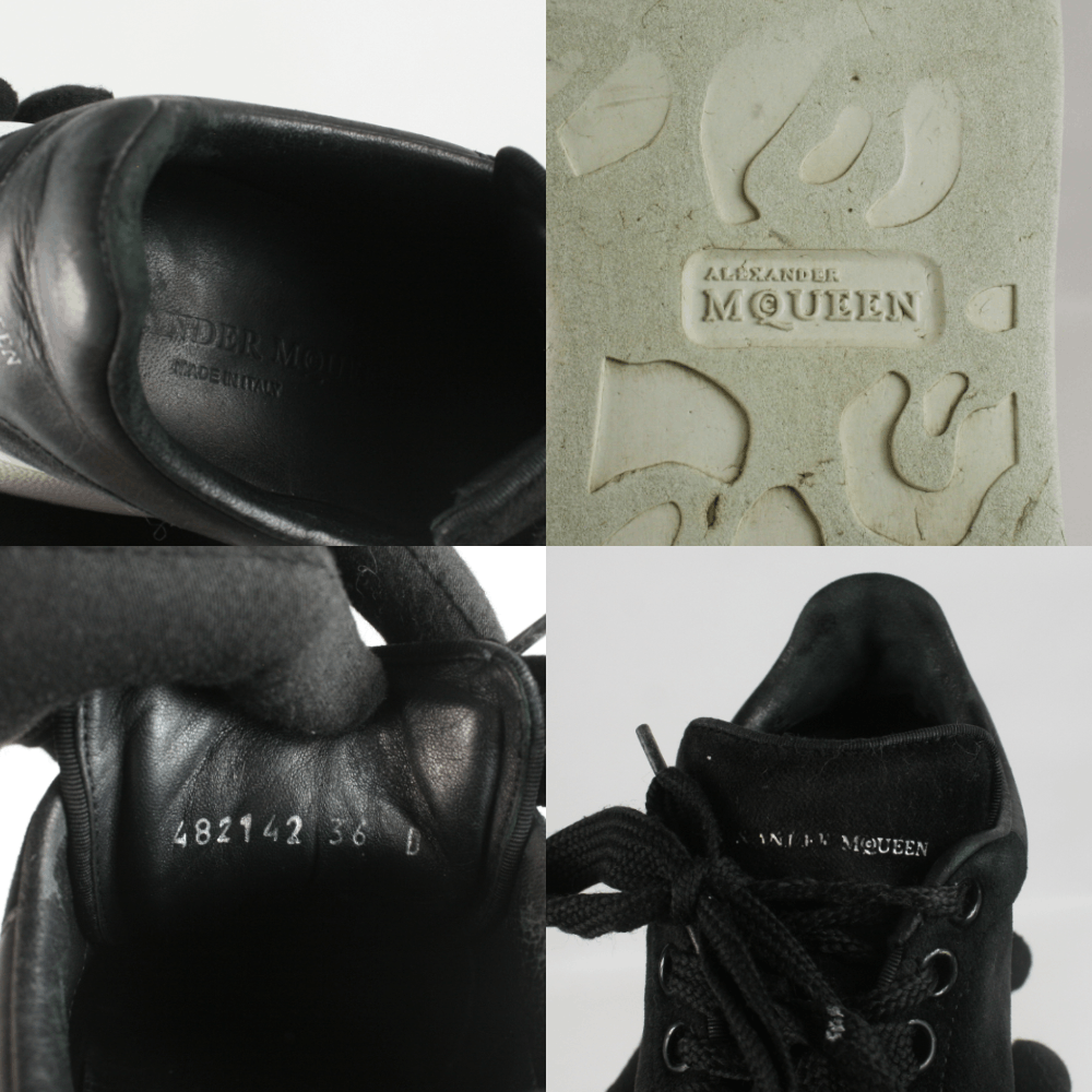 Alexander McQueen Velour Oversize Sneakers Size US 6 / IT 36 - 11 Thumbnail