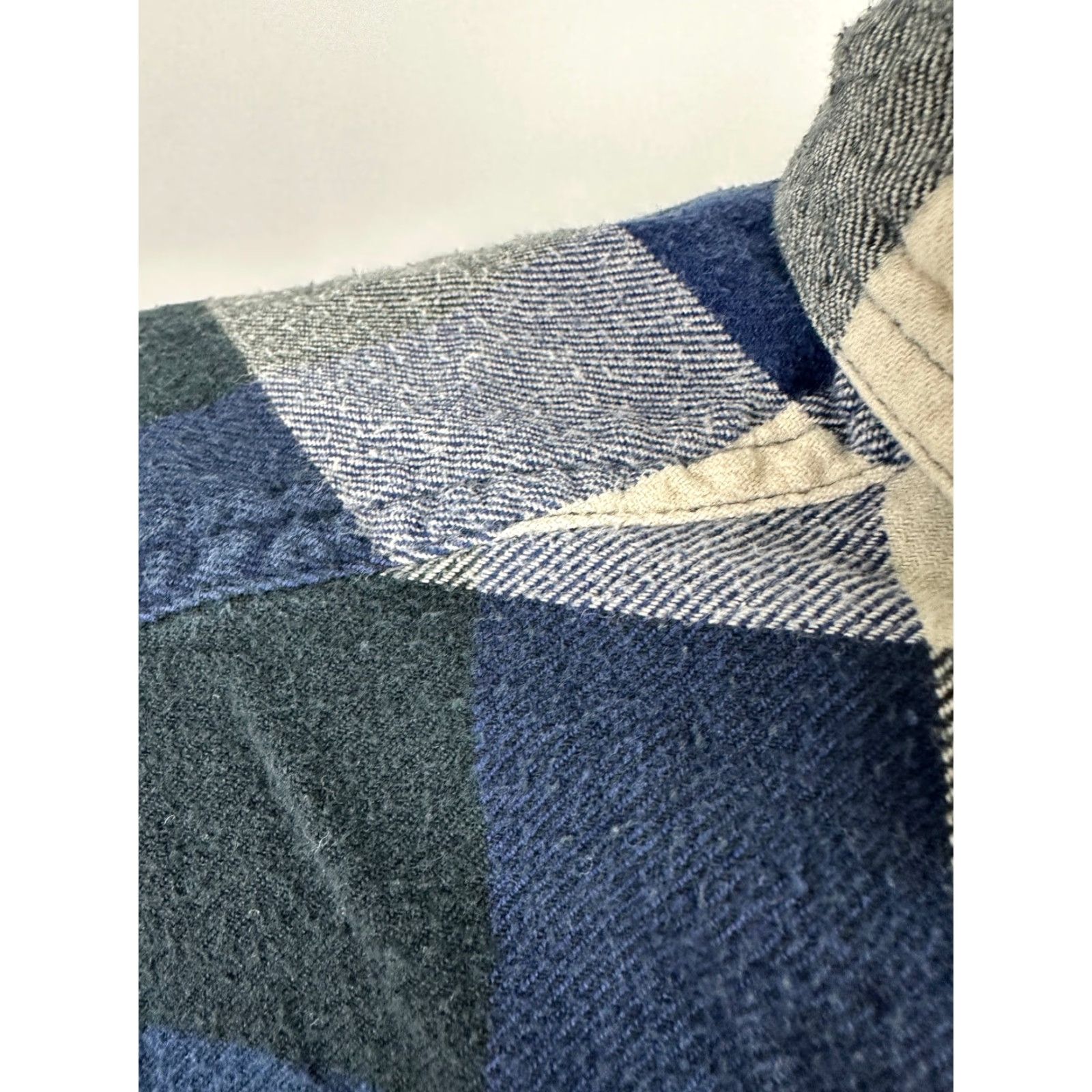 Vintage VINTAGE Woolrich Flannel Shirt Medium Blue Plaid Lightweight Cotton Casual Mens Size US M / EU 48-50 / 2 - 5 Thumbnail