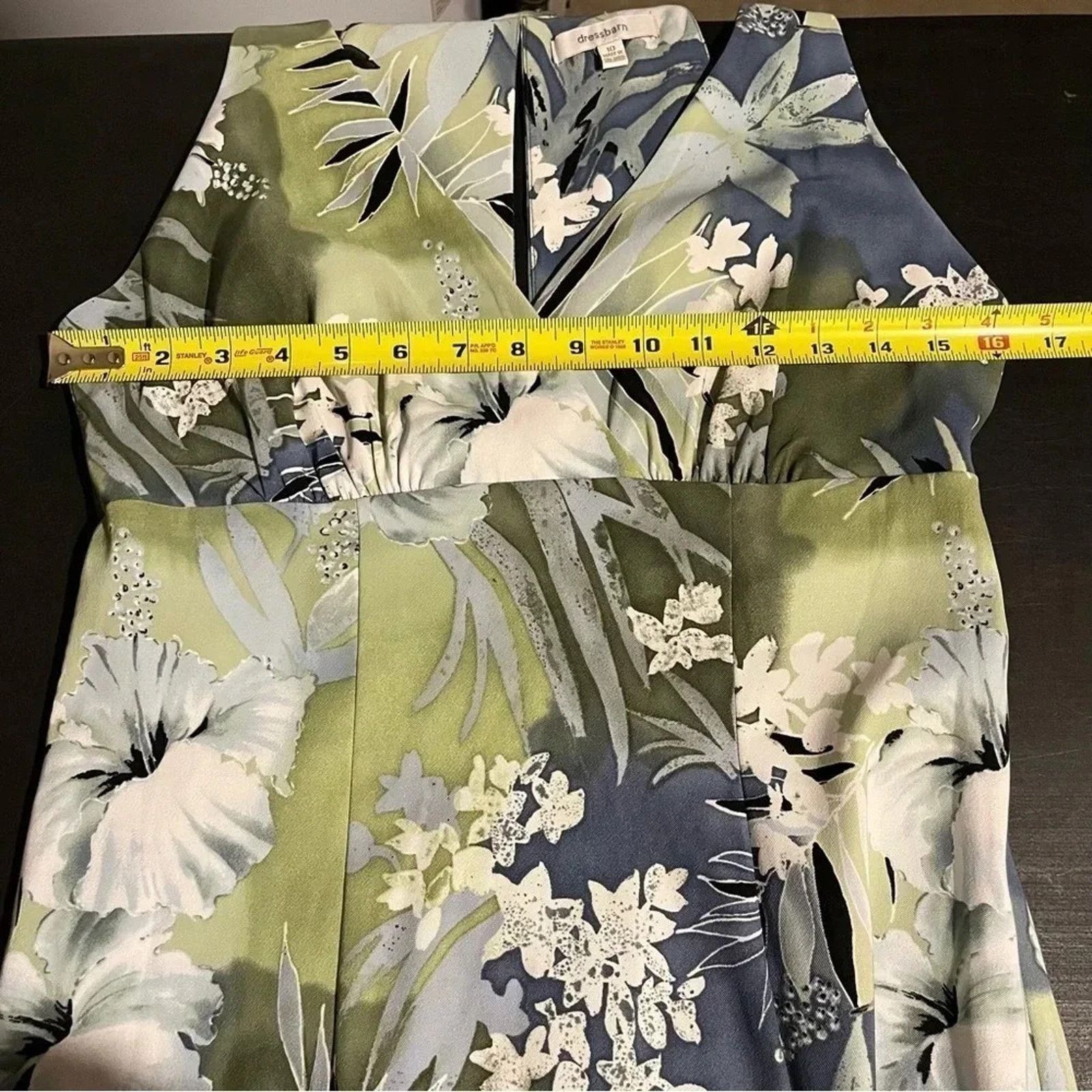 Other Dress Barn Sleeveless Floral Print Dress Sz 10 V Neck Size L / US 10 / IT 46 - 7 Thumbnail