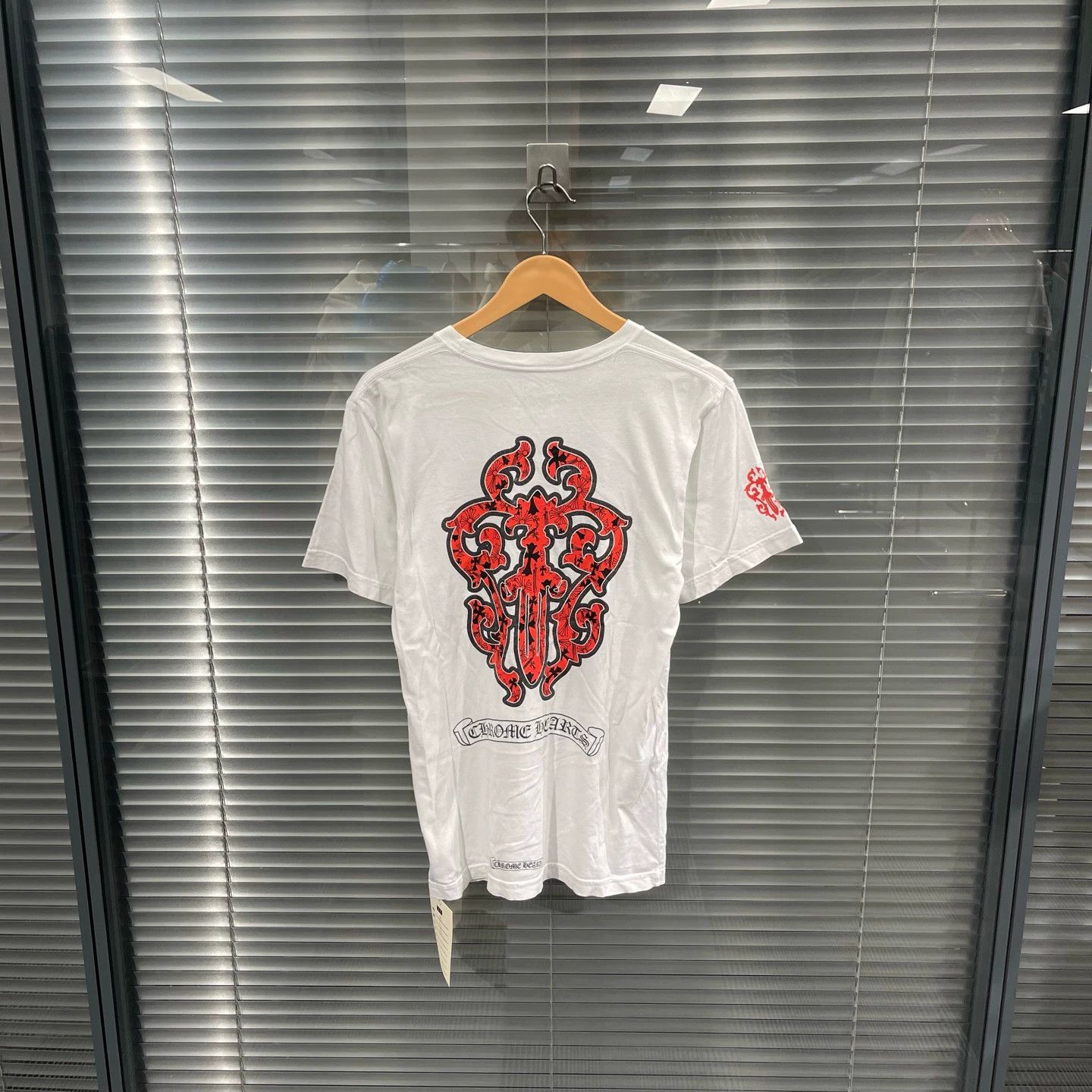 Chrome Hearts Chrome Hearts Vine Flame Cross Tee S Size US S / EU 44-46 / 1 - 1 Thumbnail