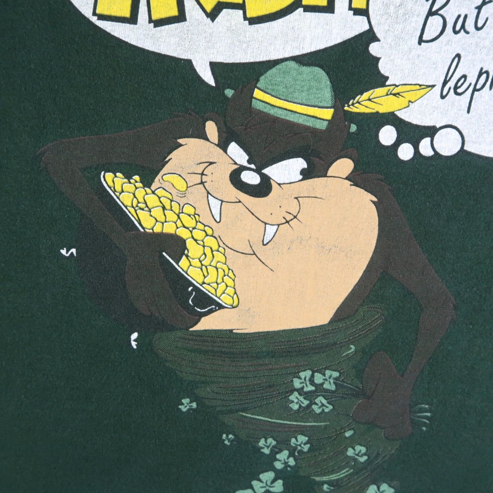 Vintage VINTAGE 90s Taz Looney Tunes Cartoon T Shirt Mens XL Irish St. Patrick's Day Tee Size US XL / EU 56 / 4 - 5 Thumbnail