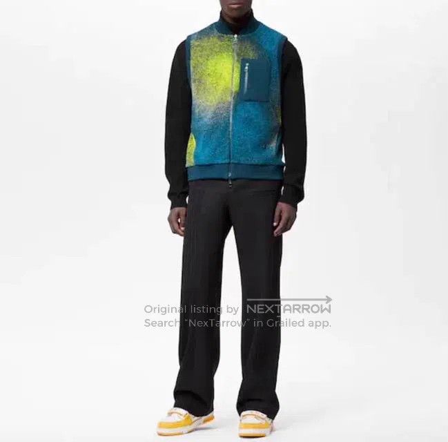 Louis Vuitton Louis Vuitton 22 Blue Pocket Trim Zipper Gradient Sleevele Size US L / EU 52-54 / 3 - 8 Thumbnail