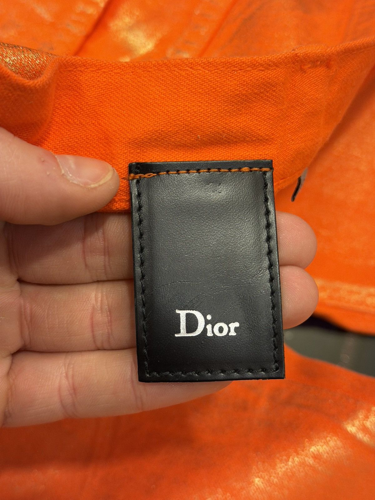 Dior Dior ‘Planisphere’ Denim Jeans - Orange Size US 32 / EU 48 - 5 Thumbnail