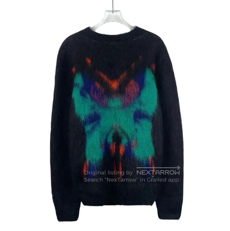 Louis Vuitton Louis Vuitton Black Mohair Men's Sweater . Size US L / EU 52-54 / 3 - 2 Thumbnail