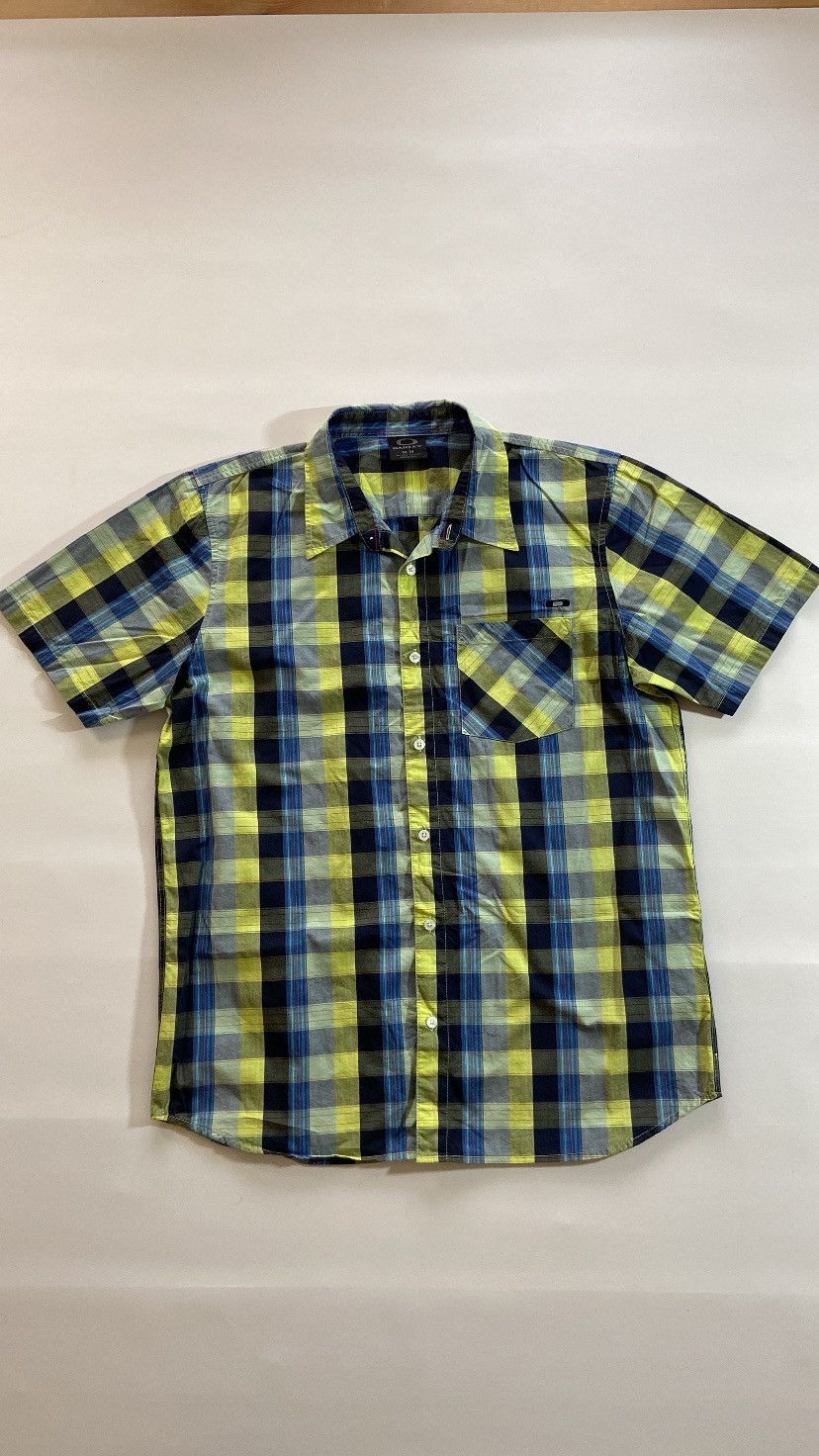 Oakley Oakley vintage button up plaid t-shirt tee Size US M / EU 48-50 / 2 - 3 Thumbnail