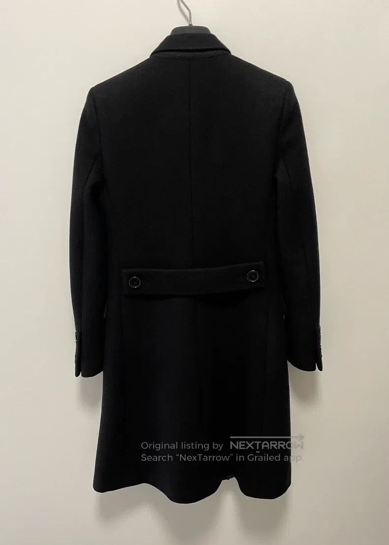 Saint Laurent Paris Saint Laurent Paris Classic Double-Breasted Black Wool Ove Size XS / US 0-2 / IT 36-38 - 2 Thumbnail