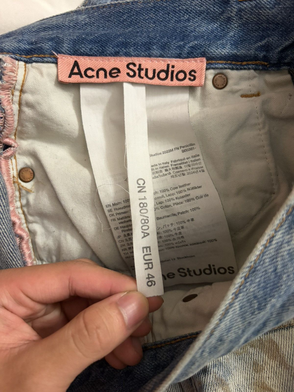 Acne Studios Acne Studios 2023M MUD Washes Size US 32 / EU 48 - 4 Thumbnail