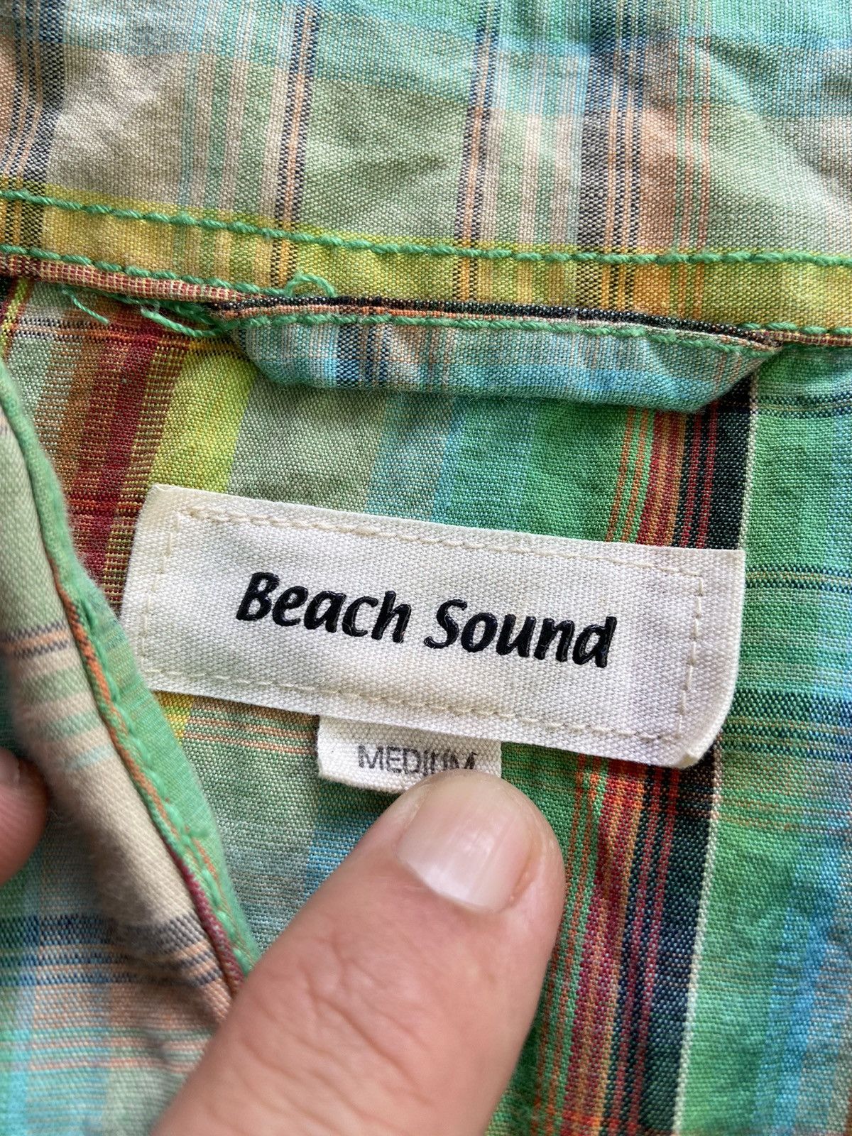 Japanese Brand BEACH SOUND BUTTON DOWN SHIRT Size US M / EU 48-50 / 2 - 10 Thumbnail